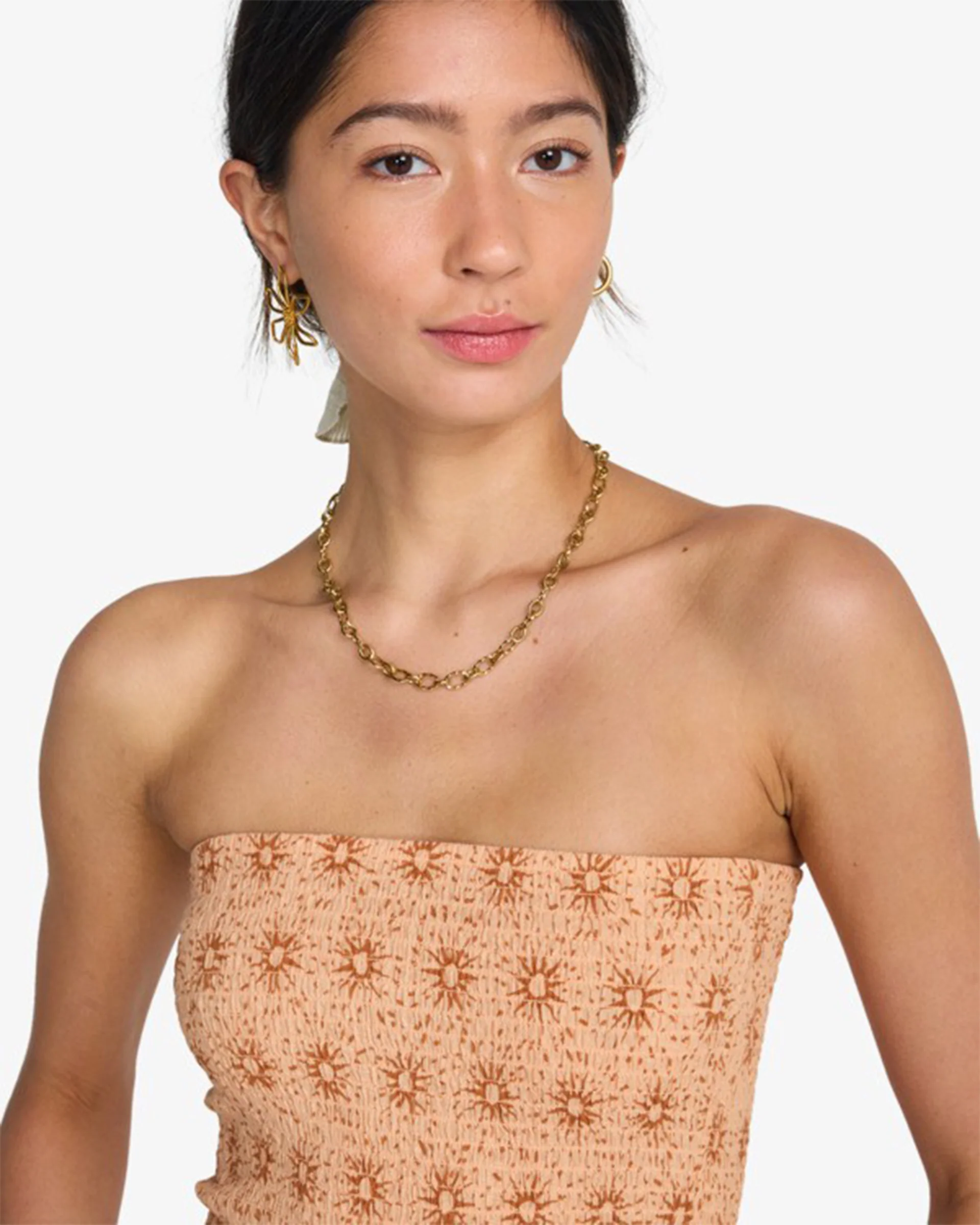 Keep It Simple Tube Top - Light Peach - Image 5