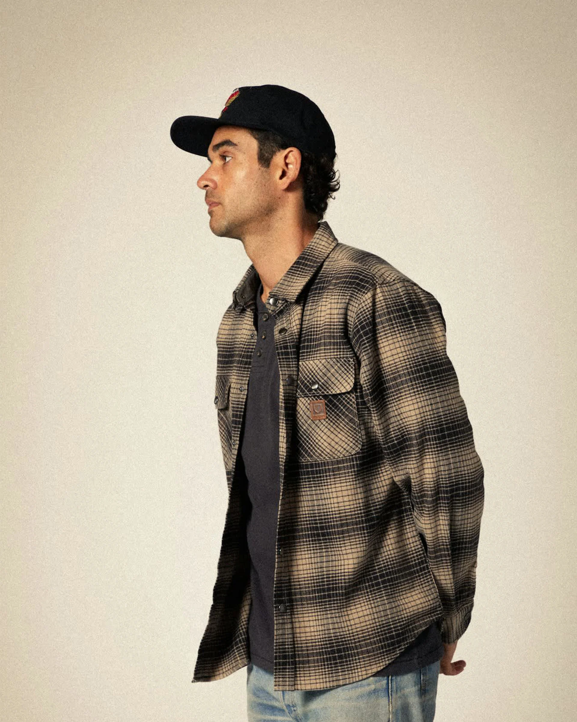 Keller Snapback Hat - Black - Image 3
