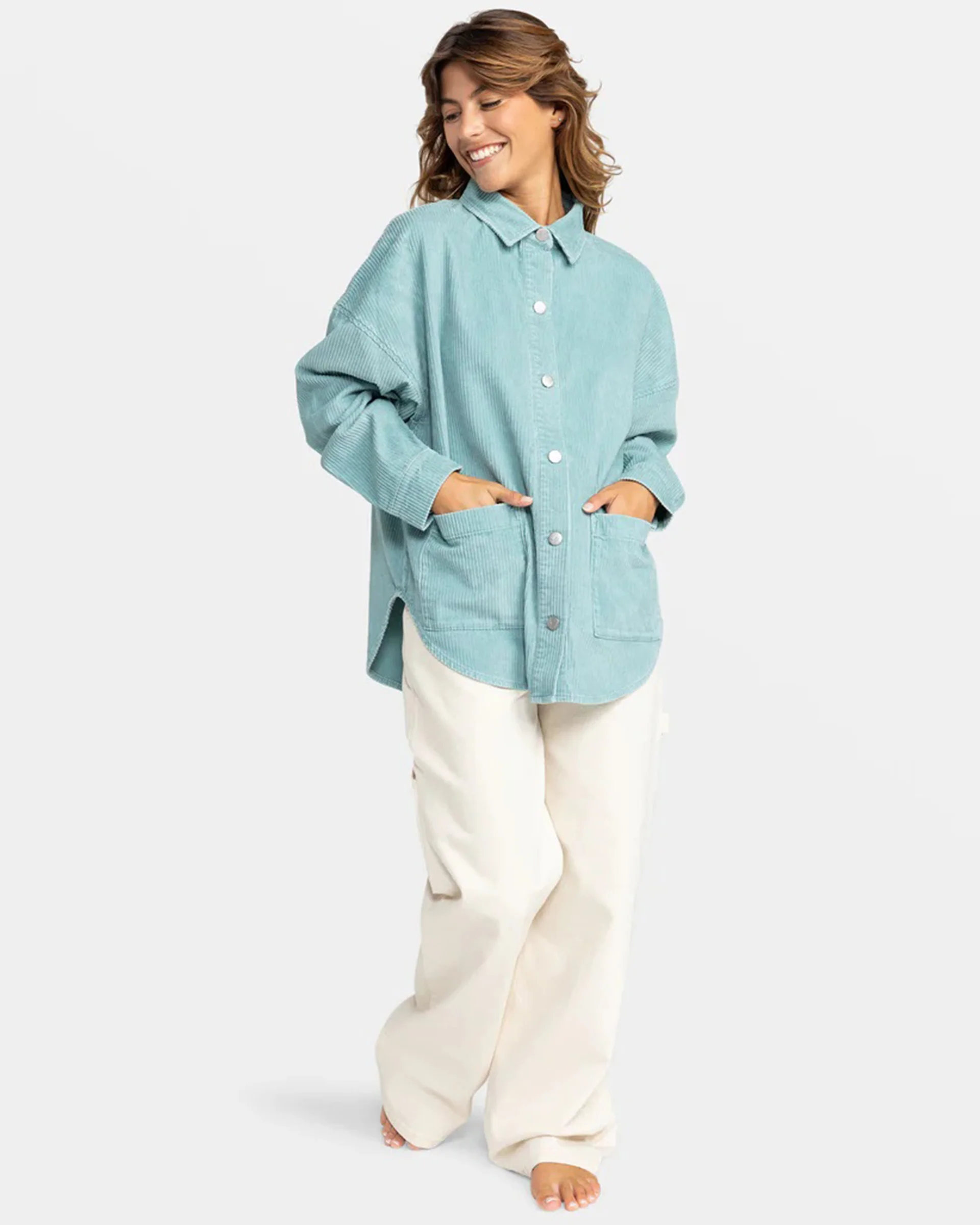 Kick Back Corduroy Shacket - Image 8