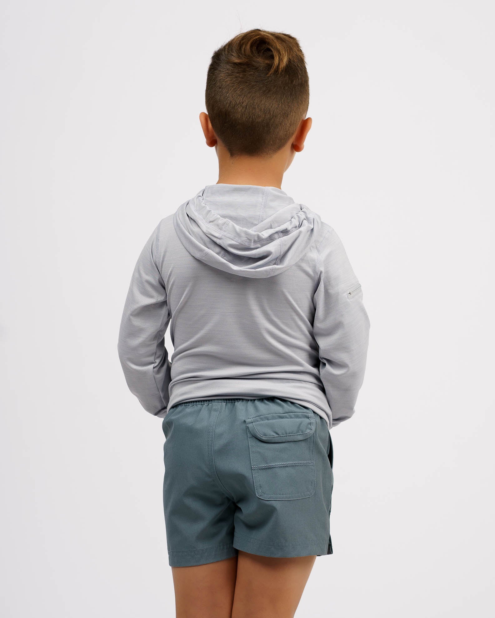 Kid's (2-7) Helm L/S Hooded Fitness T-Shirt - Image 6
