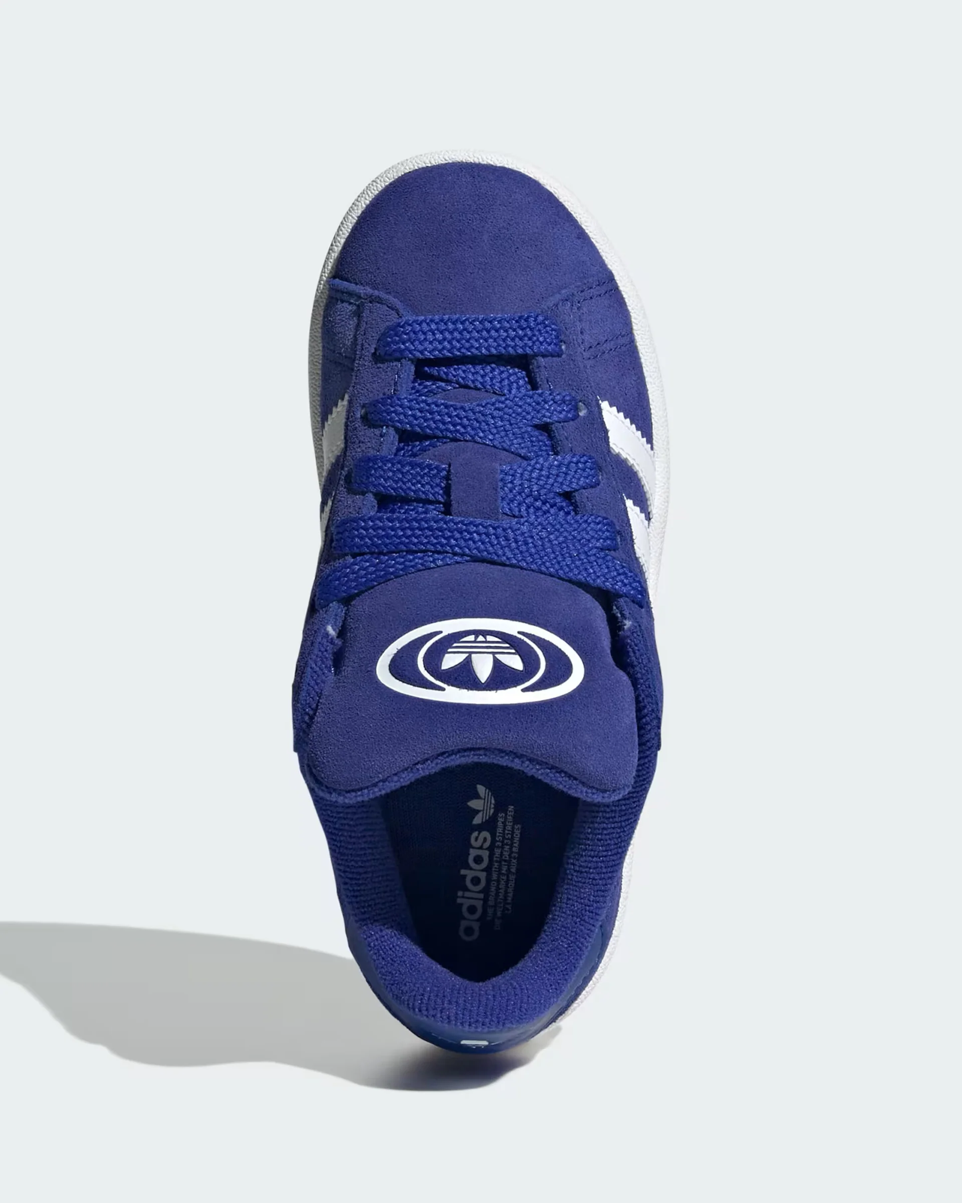 Kids (8-16) Campus 00s Shoes - Semi Lucid Blue/Cloud White/Gum - Image 2