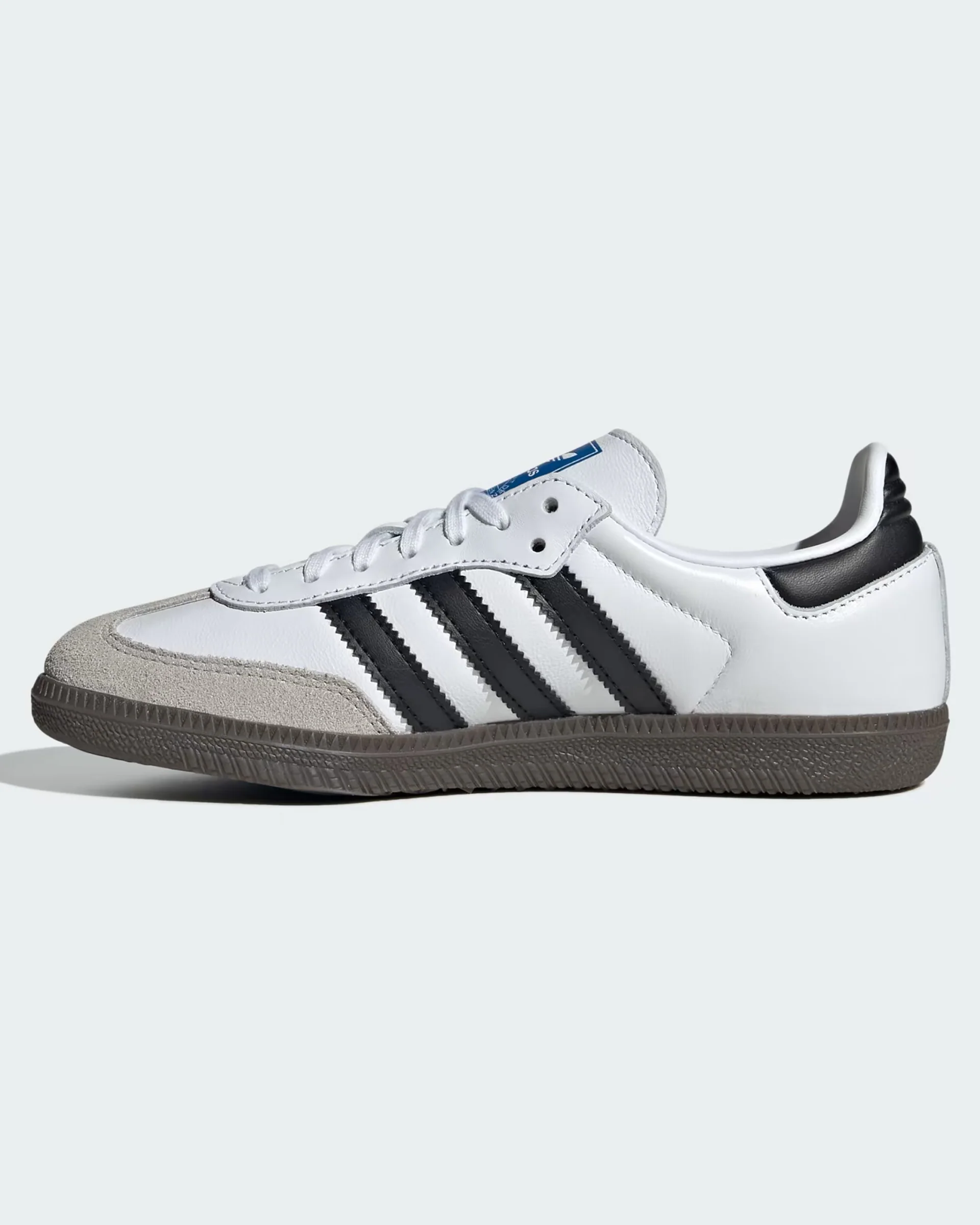 Kids (8-16) Samba OG Shoes - Cloud White/Core Black/Gum - Image 6