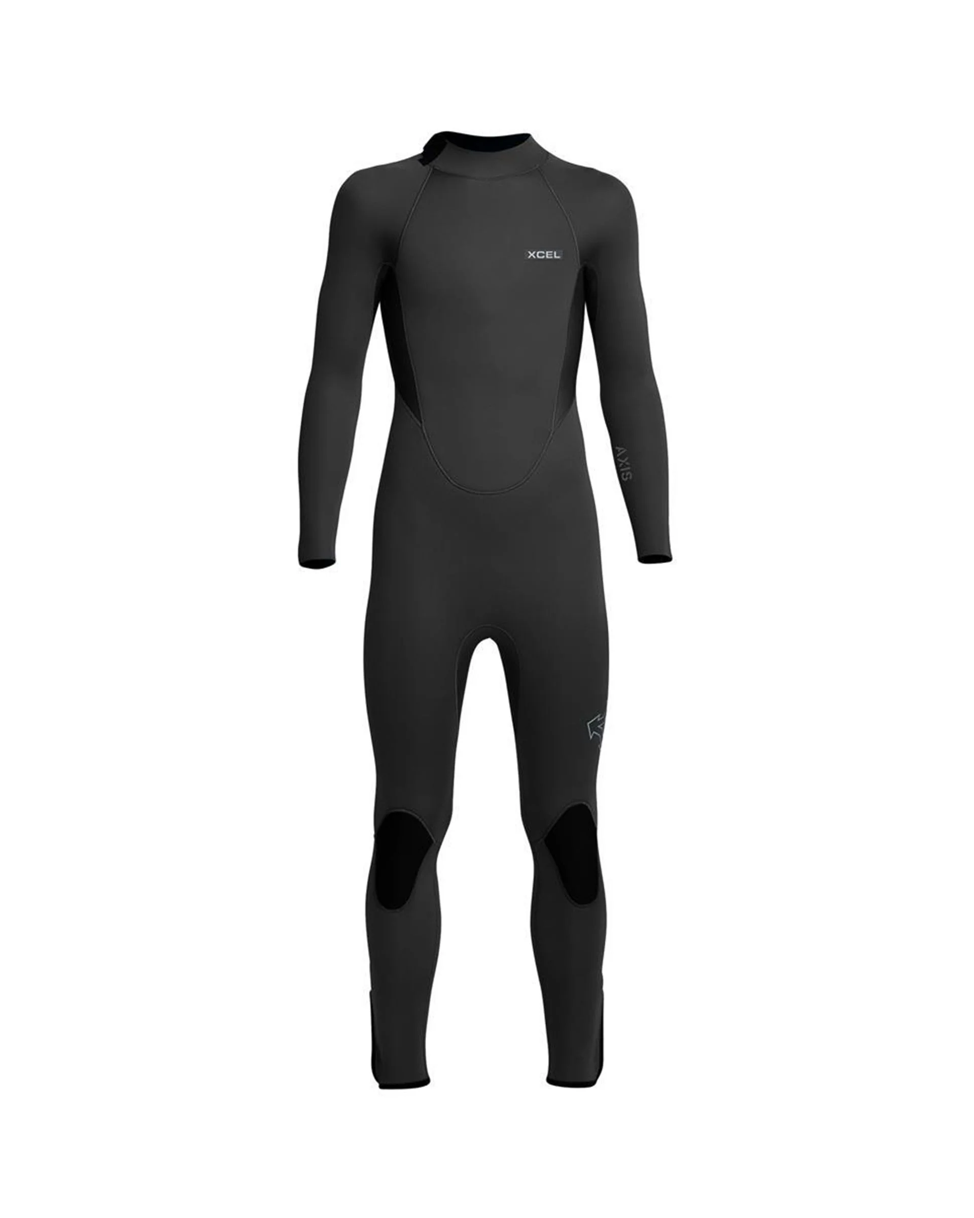 Kid's Axis Back Zip Full Wetsuit 4/3mm w/Ankle Zips - Black