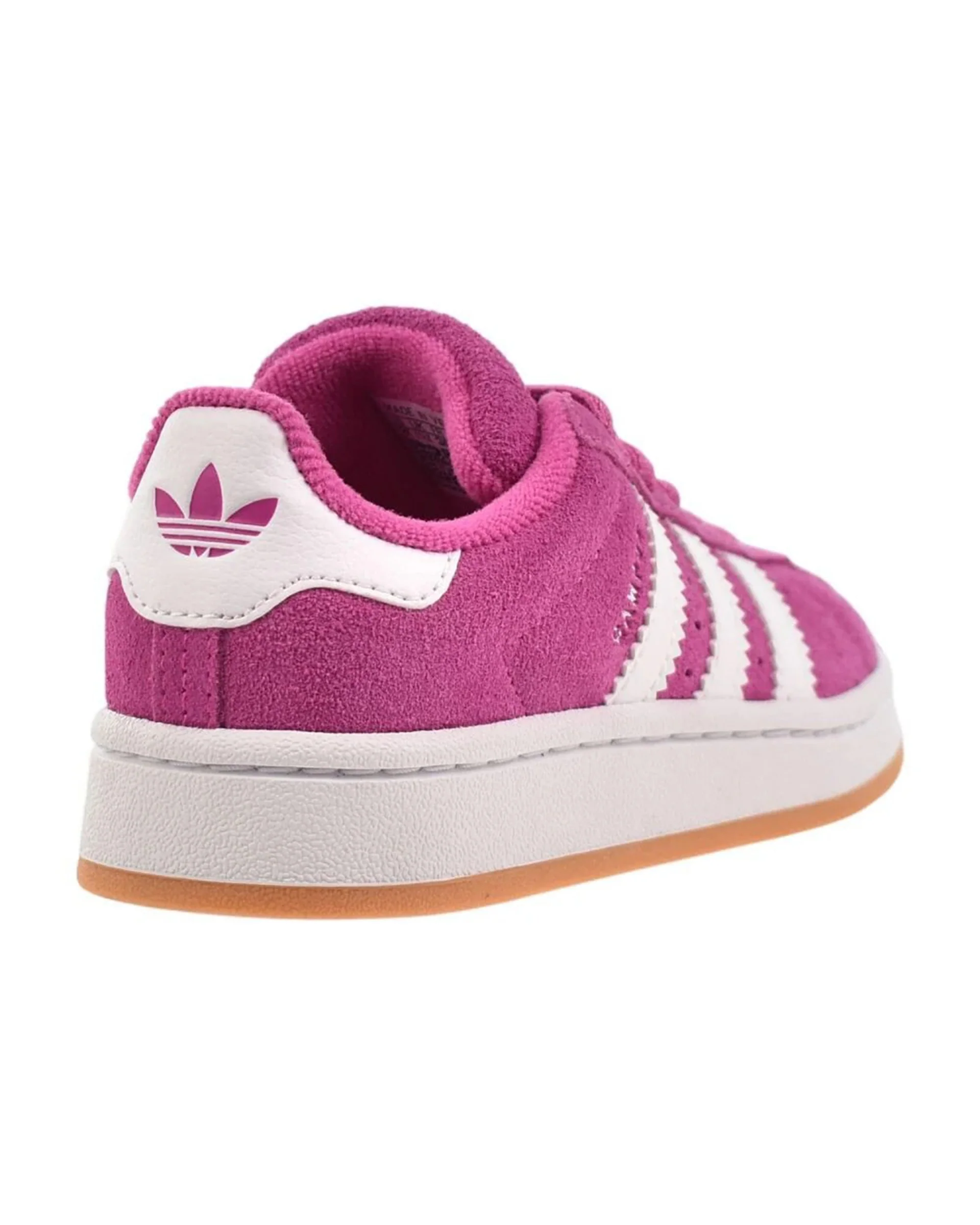 Kids Campus 00s Elastic Lace Shoe - Lucid Fuchsia/Cloud White/Semi Lucid Fuchsia - Image 3