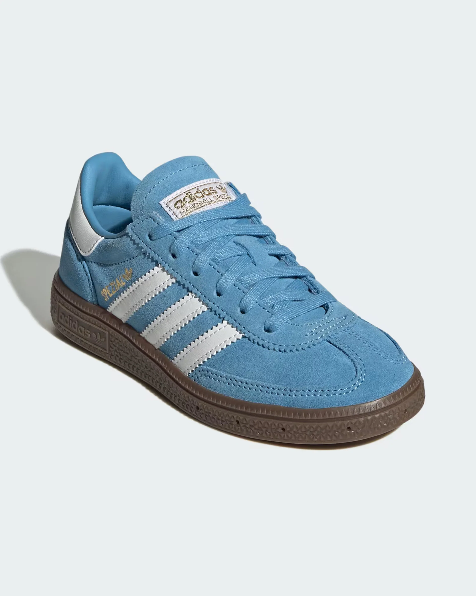 Youth Handball Spezial Shoes - Light Blue/Cloud White/Gum - Image 4