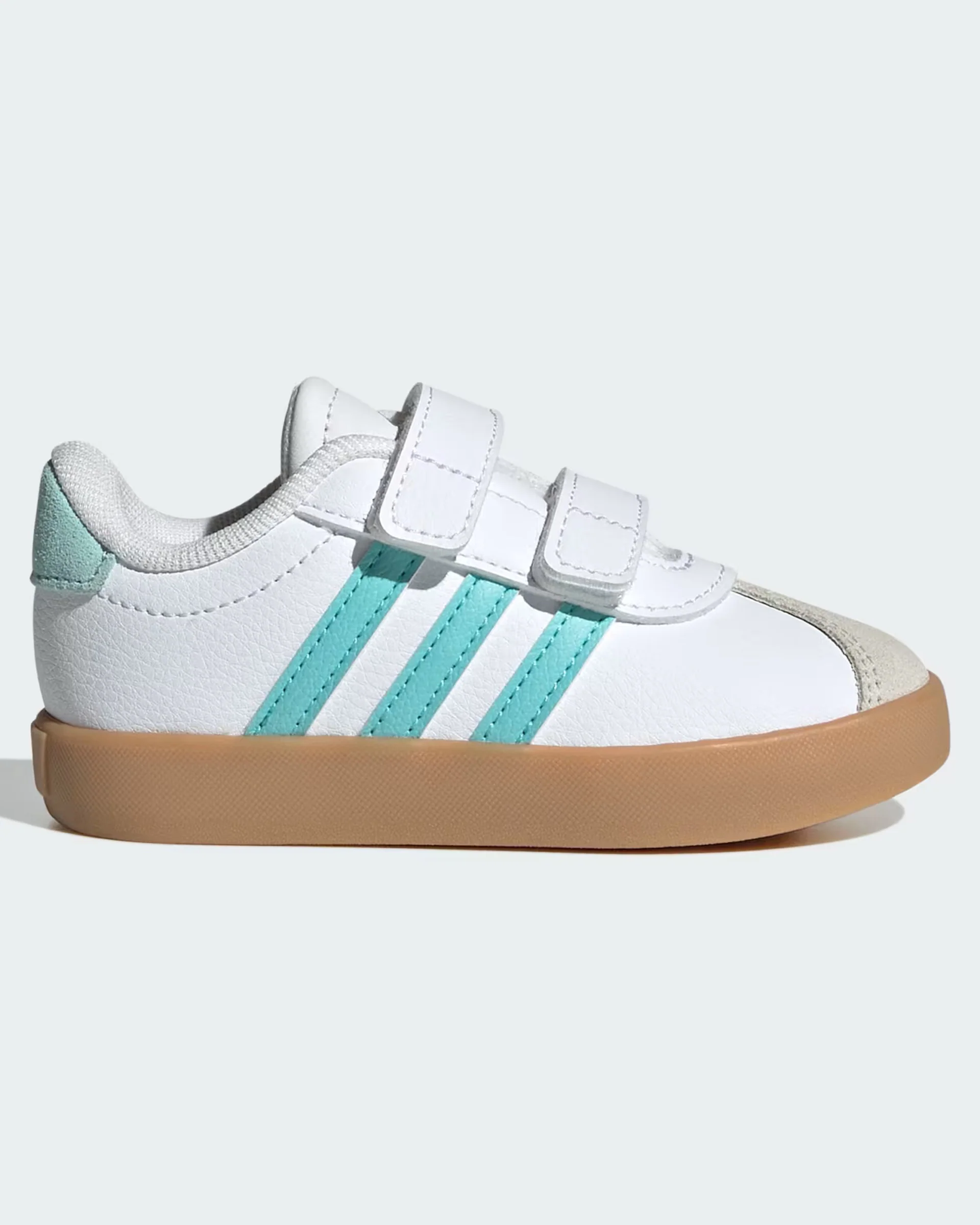 Kids VL Court 3.0 Shoe - Cloud White/Flash Aqua/Alumina