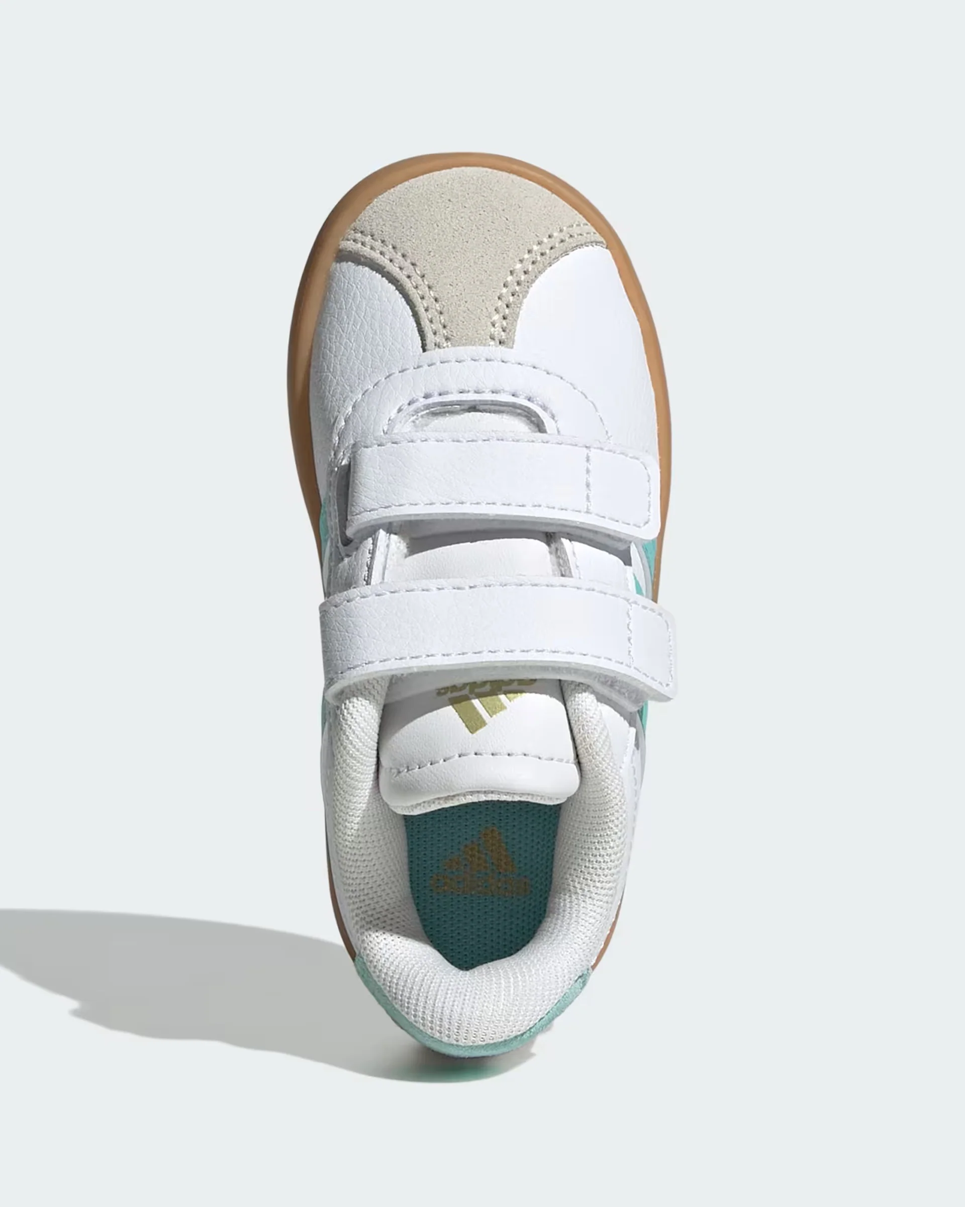 Kids VL Court 3.0 Shoe - Cloud White/Flash Aqua/Alumina - Image 2