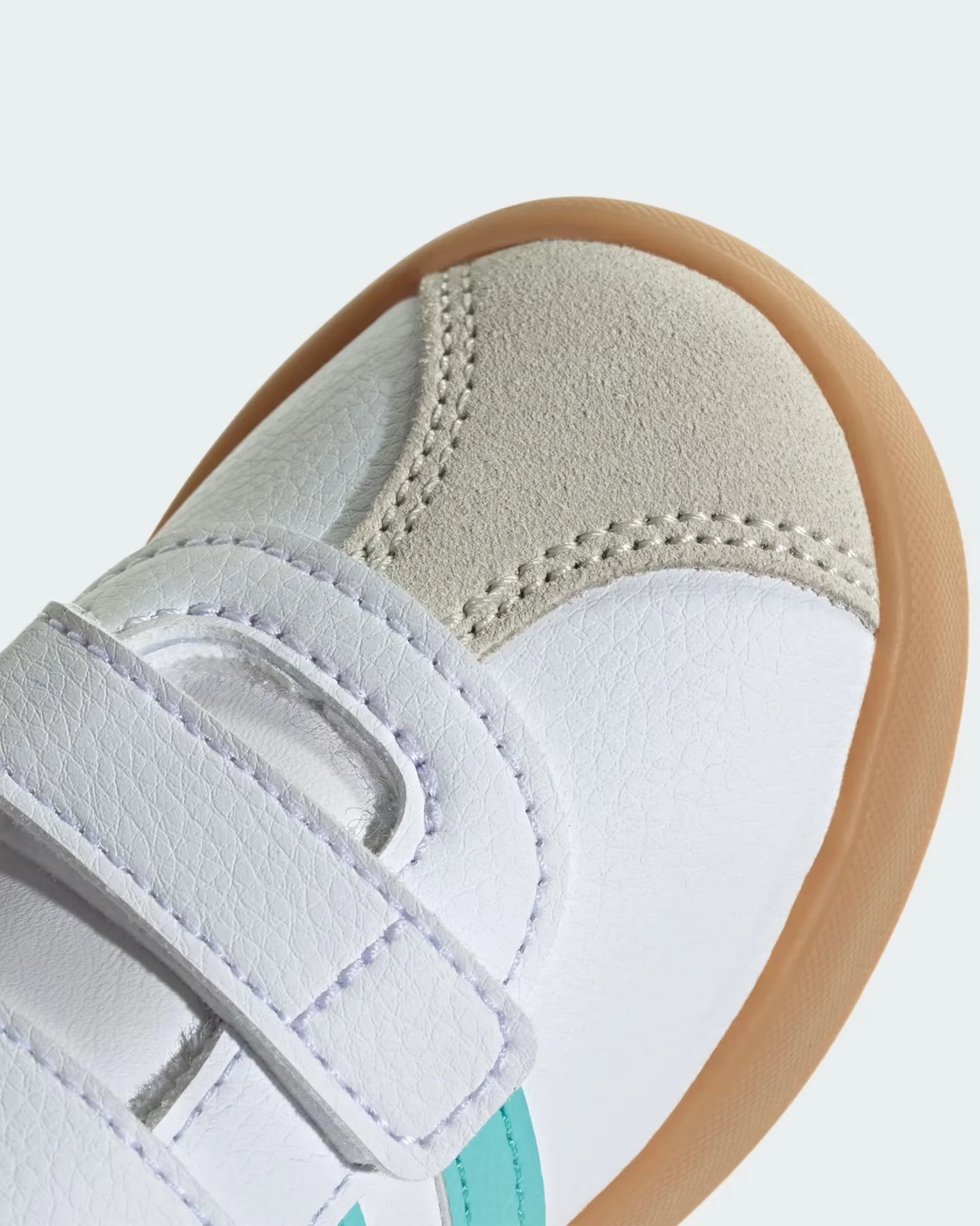 Kids VL Court 3.0 Shoe - Cloud White/Flash Aqua/Alumina - Image 8