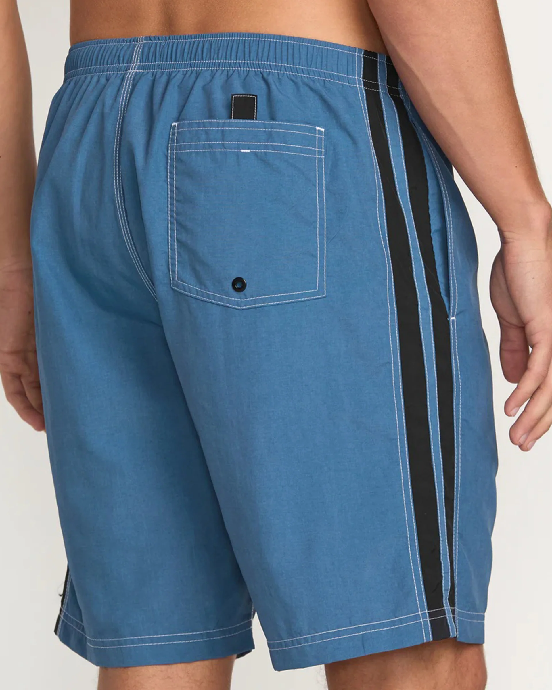 Kirra Throw On Laybacks 19" Trunks - Deep Blue - Image 8