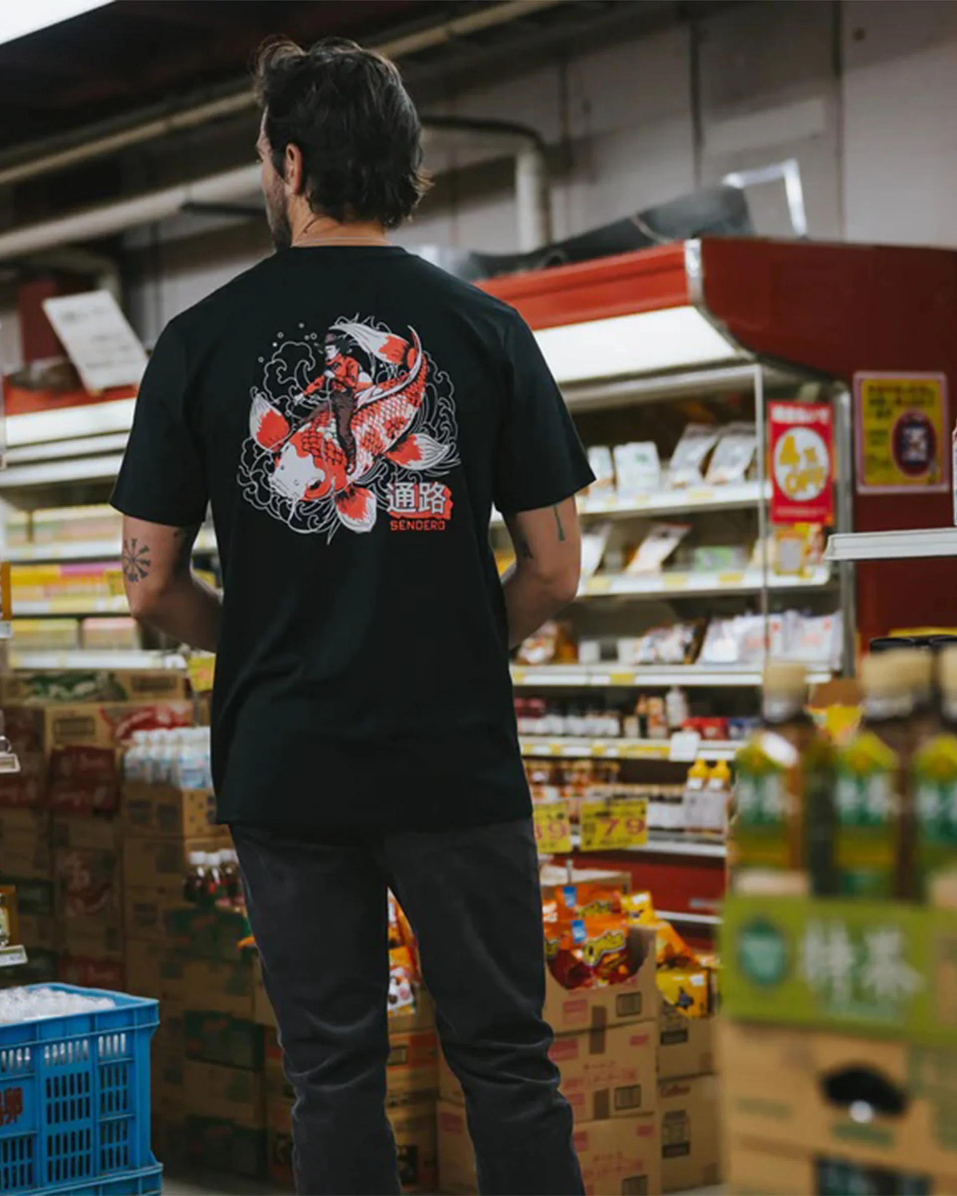 Koi Bronc S/S T-Shirt - Black - Image 2