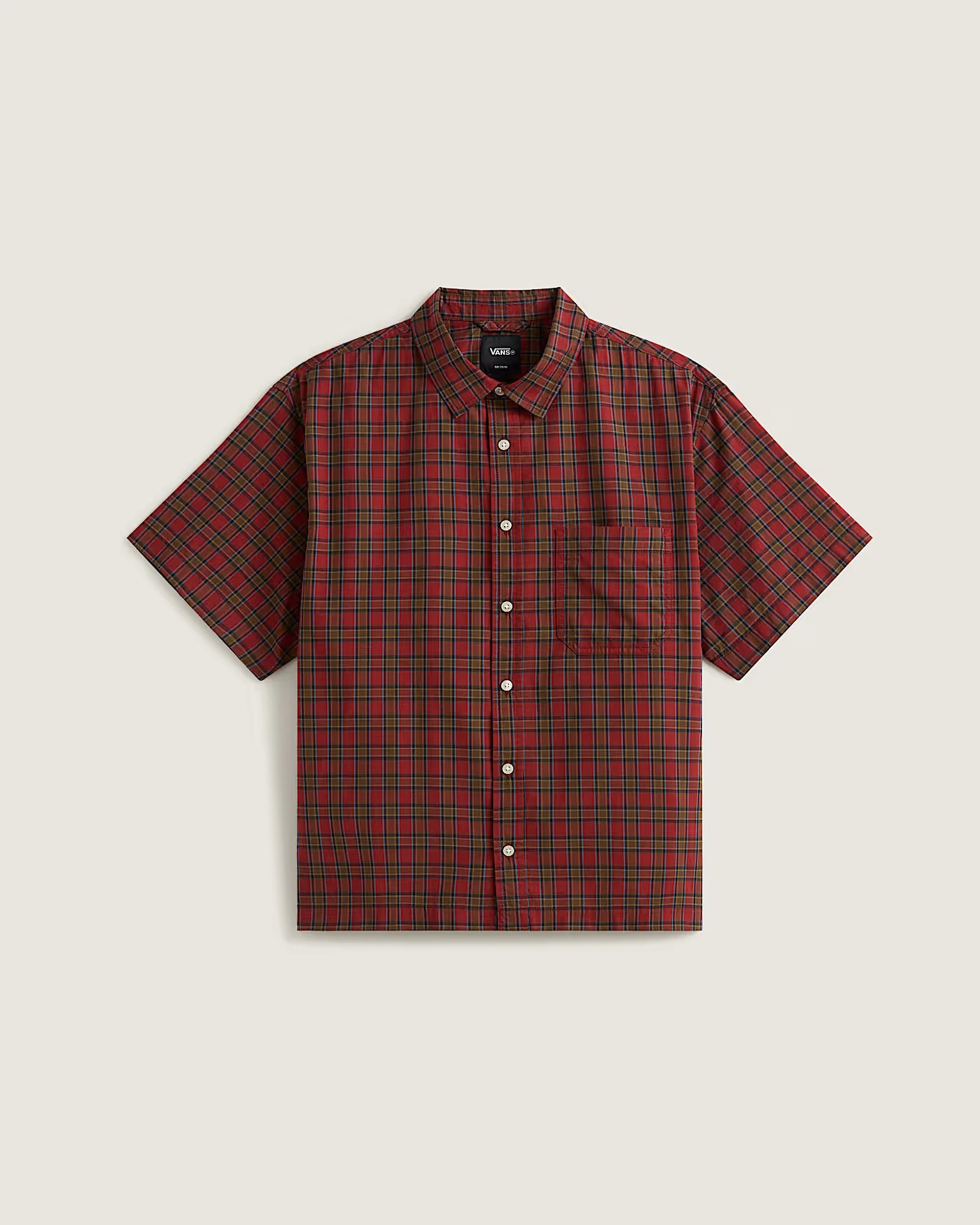 Larkspur Timber Plaid S/S Shirt - Poppy Ember