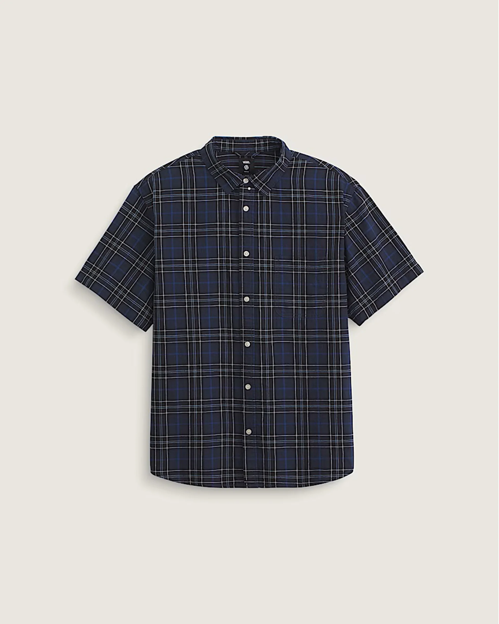 Lawson Plaid Button Up Shirt - Parisian Night Blue/Black