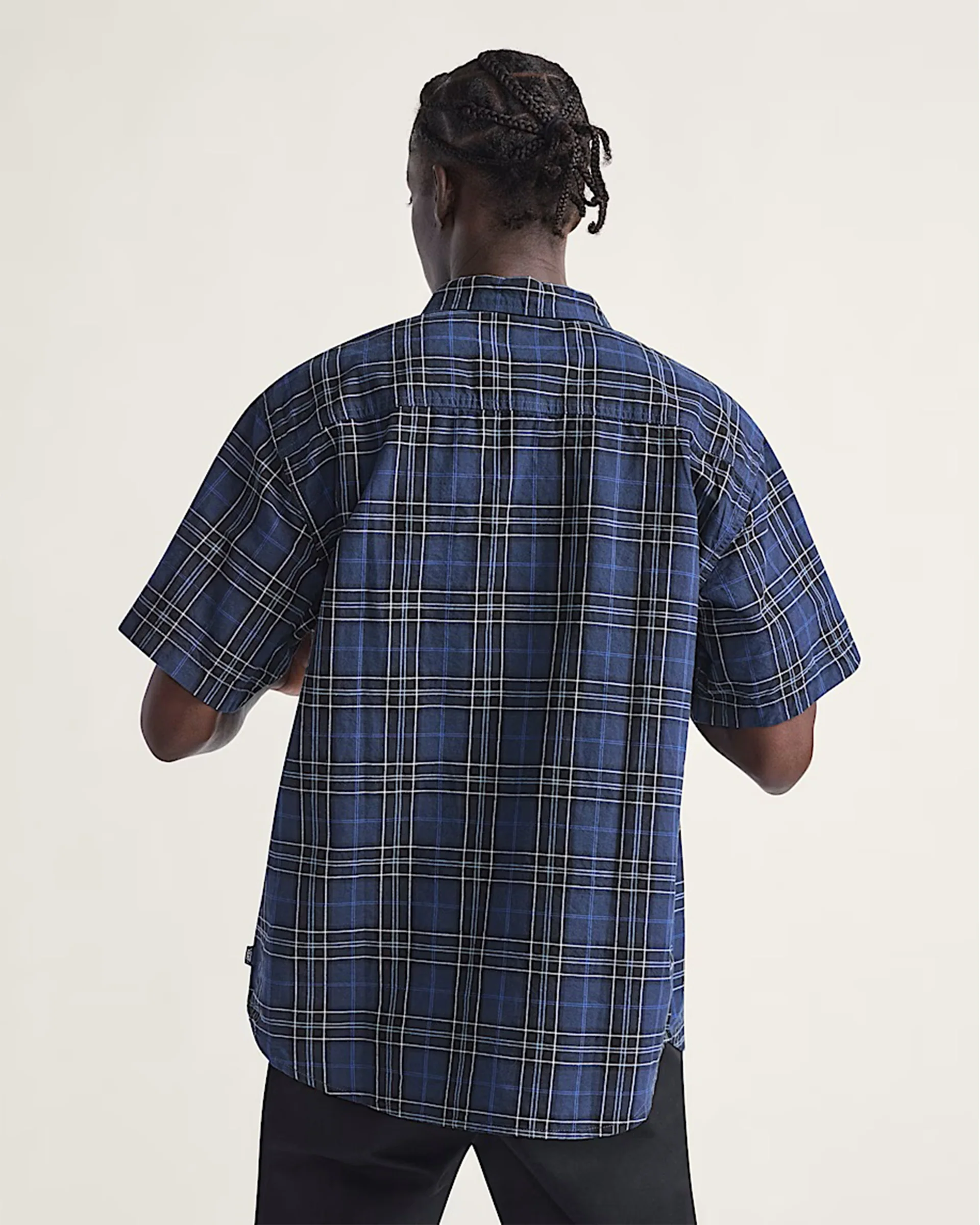 Lawson Plaid Button Up Shirt - Parisian Night Blue/Black - Image 3