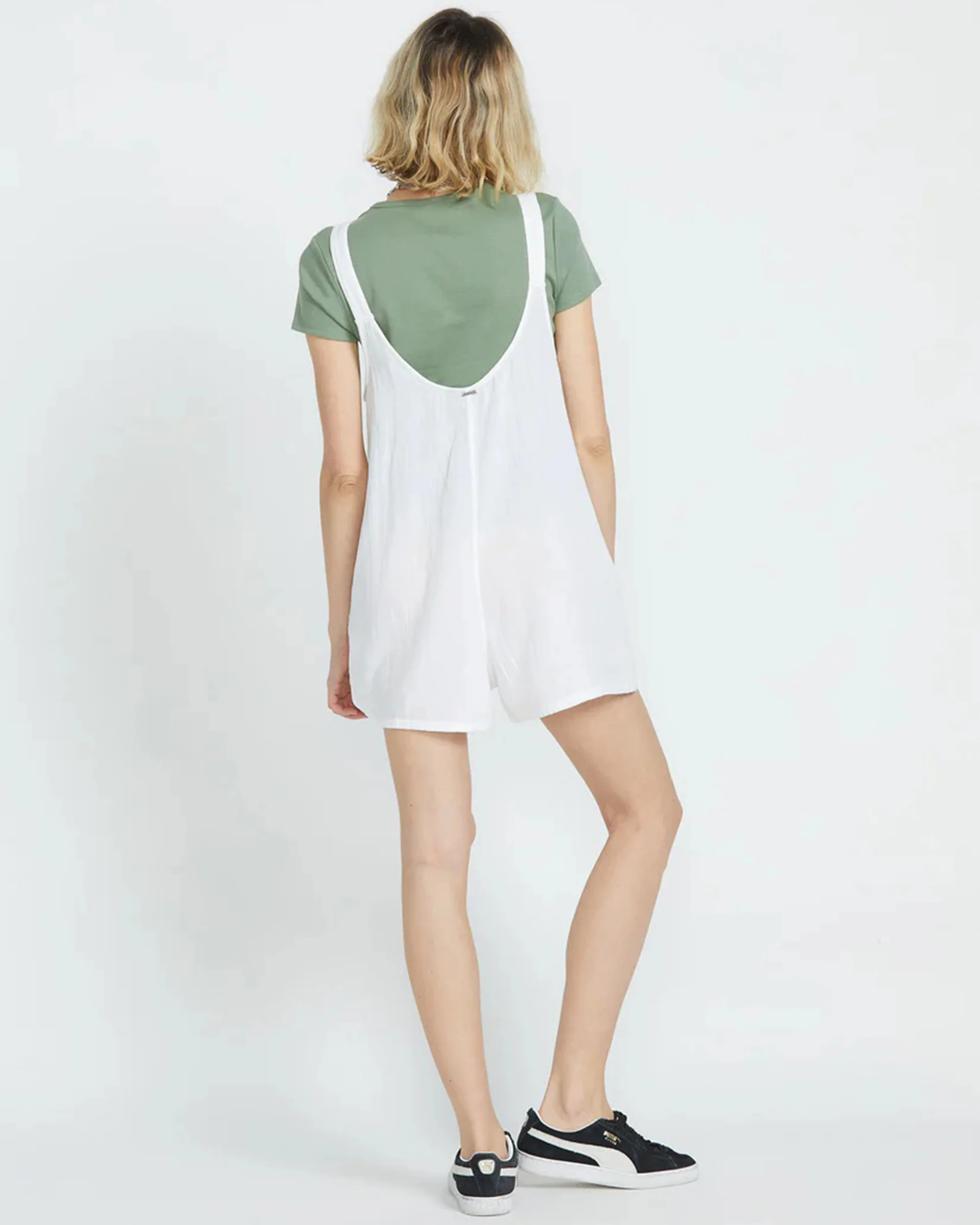 Lil Tie Strap Romper - White - Image 2