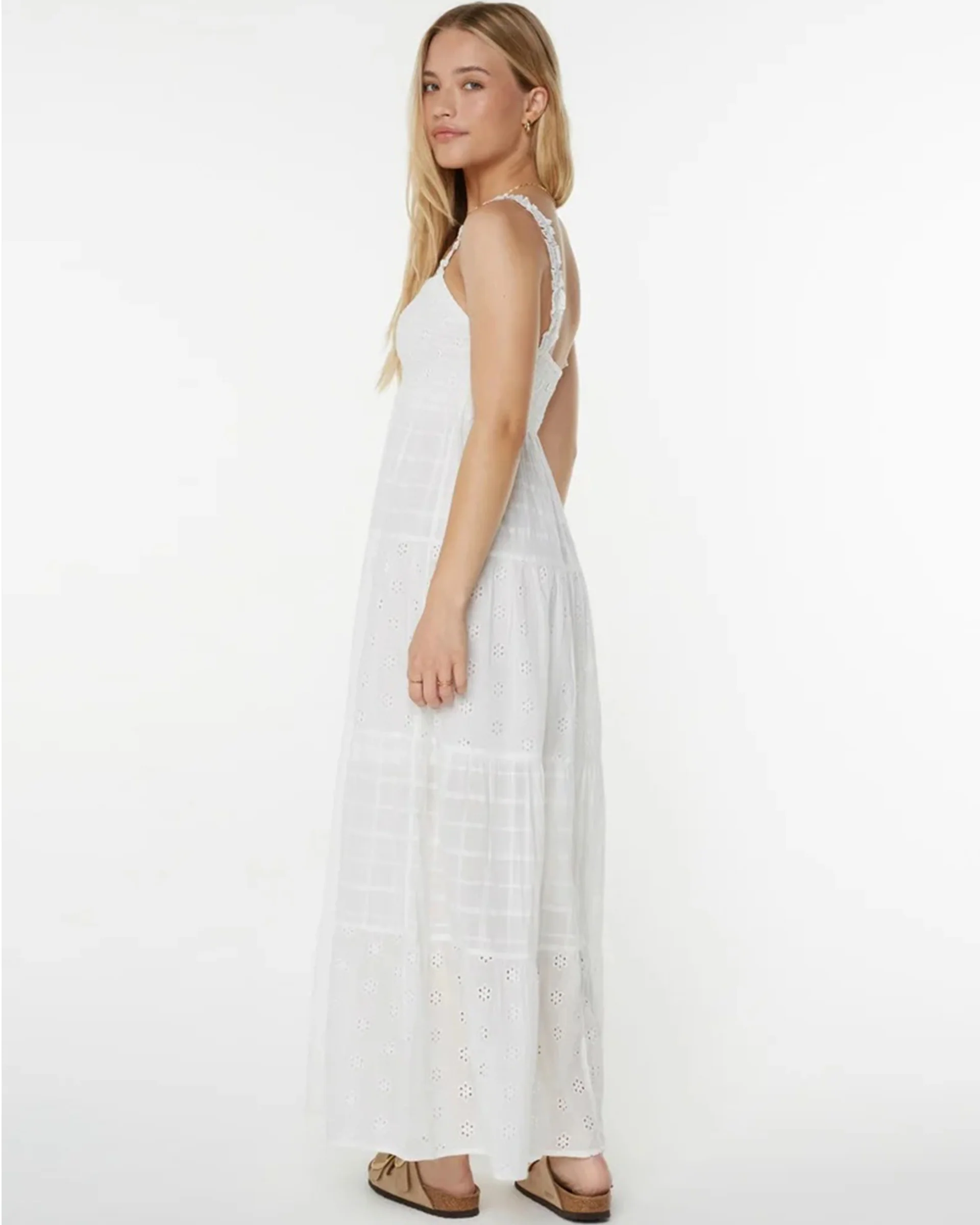 Lily Bloom Maxi Dress - White - Image 2
