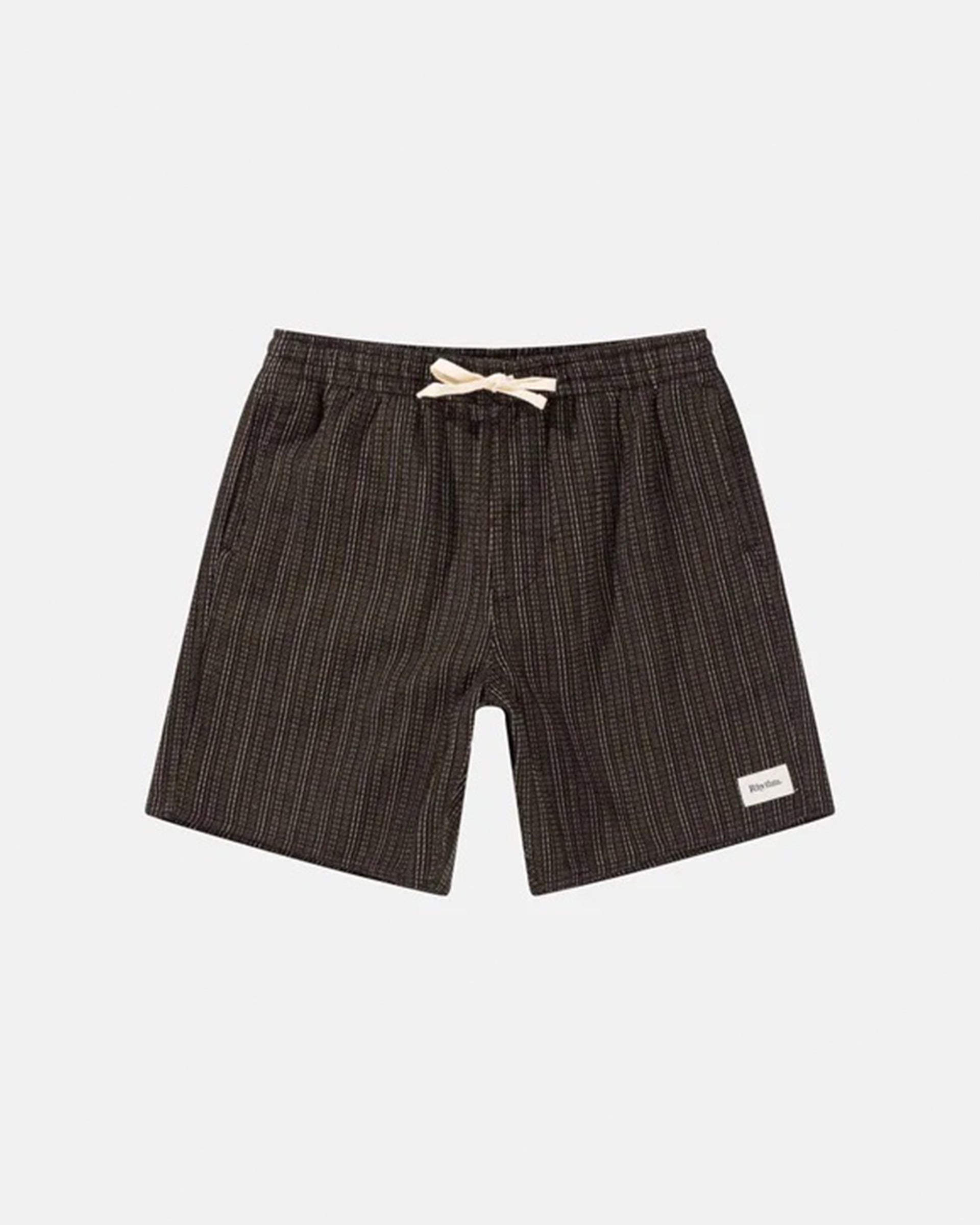 Linen Jacquard Stripe Jam Short - Image 4