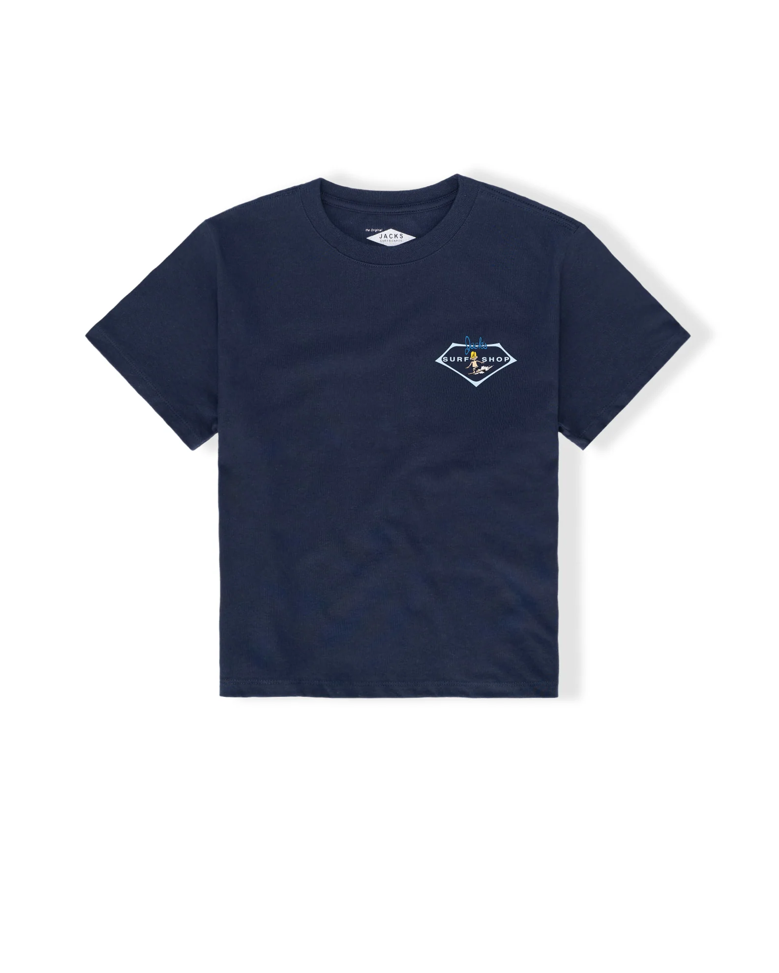Little Dude 2 S/S Tee - Navy - Image 2