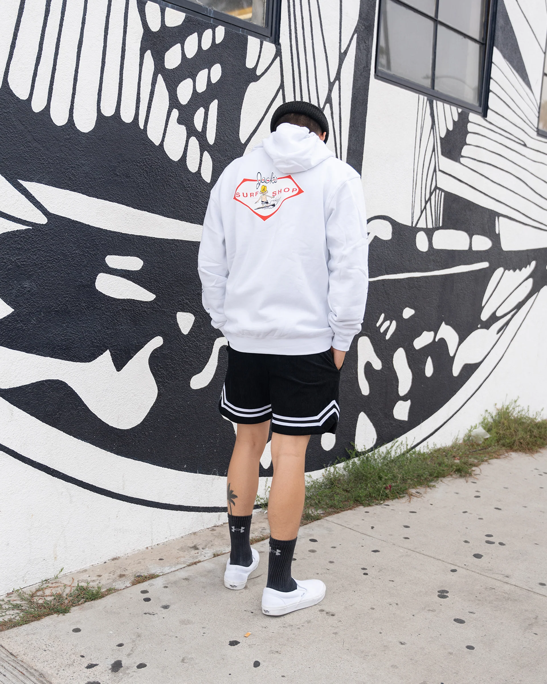 Little Dude Classic Pullover Hoodie - White - Image 3
