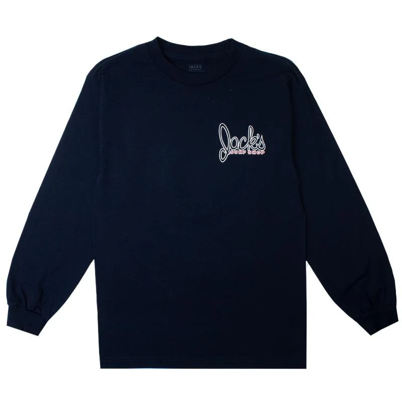 Little Dude Classic Long Sleeve Tee - Navy - Image 2