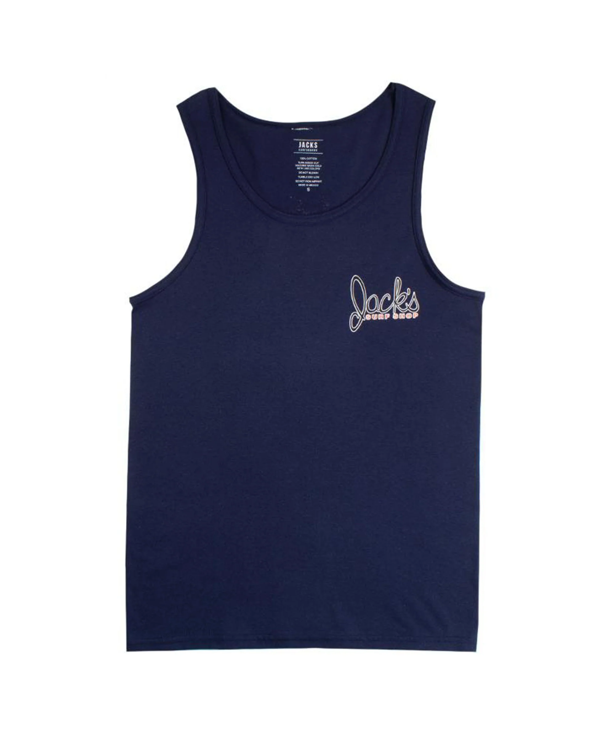 Little Dude Tank Top - Navy - Image 2