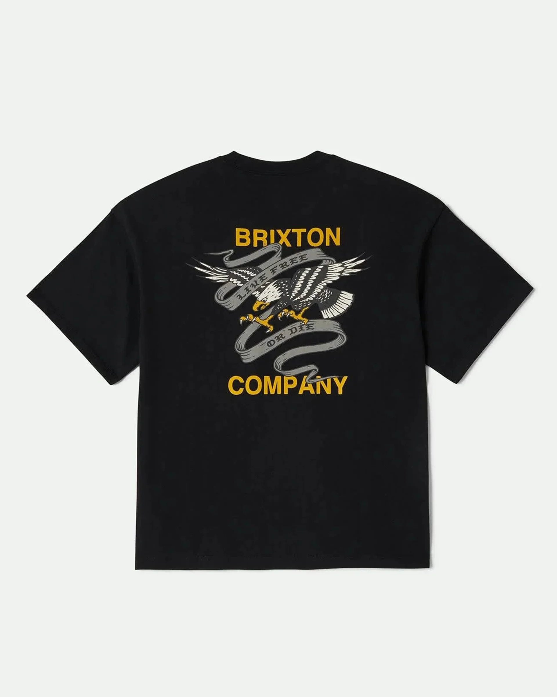 Live Free Heavyweight Relaxed S/S T-Shirt - Black Classic Wash