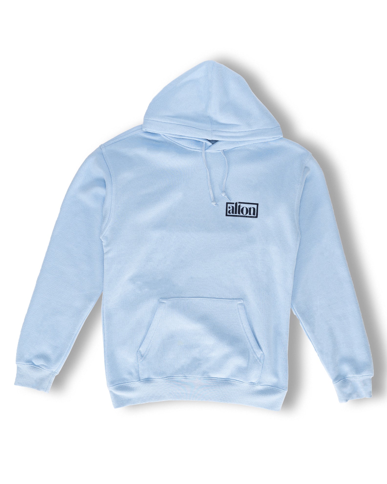 Logo Box Pullover Hoodie - Light Blue - Image 2