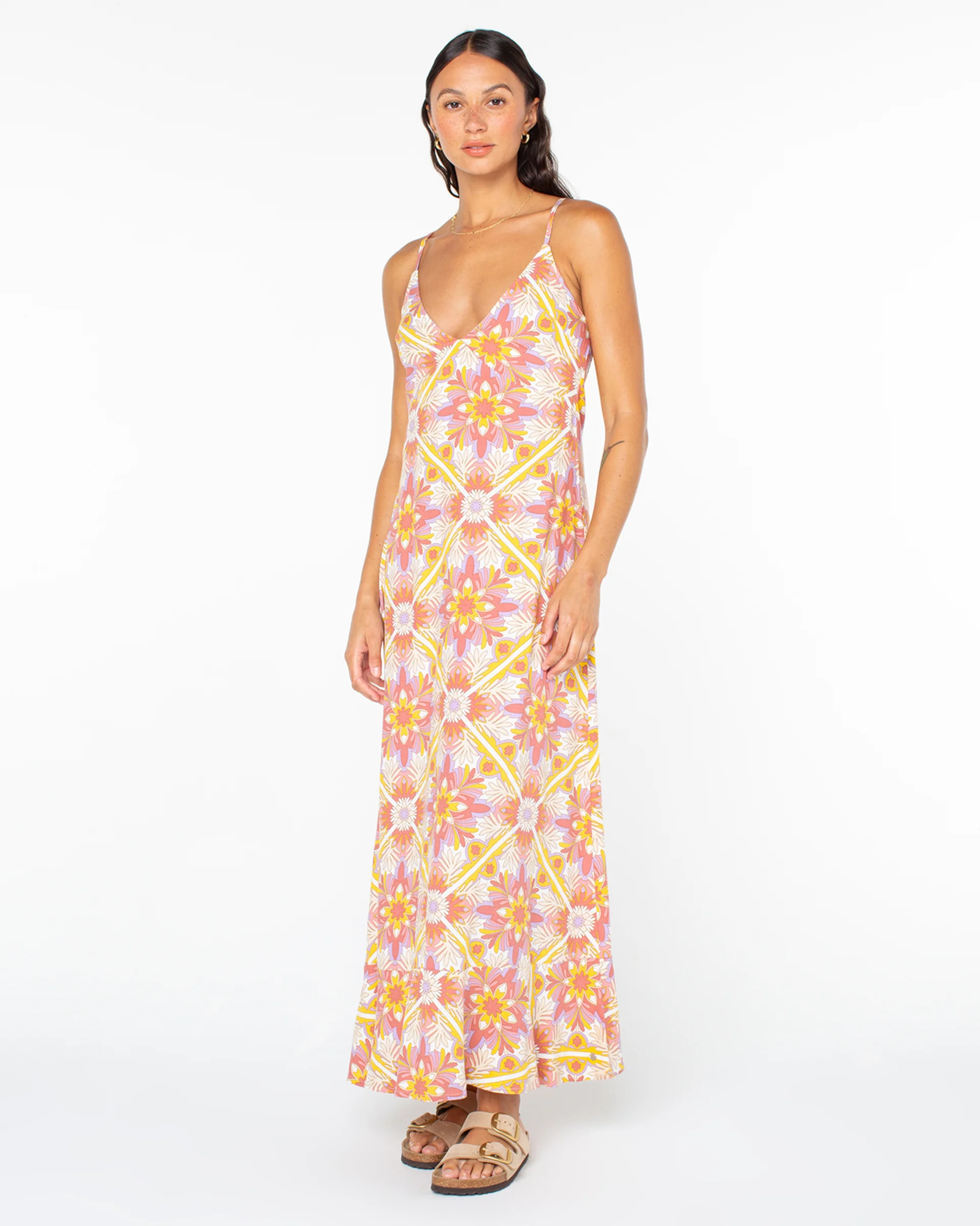 Lost Paradise Dress - Aragon Mirissa Beach Tile Print - Image 2