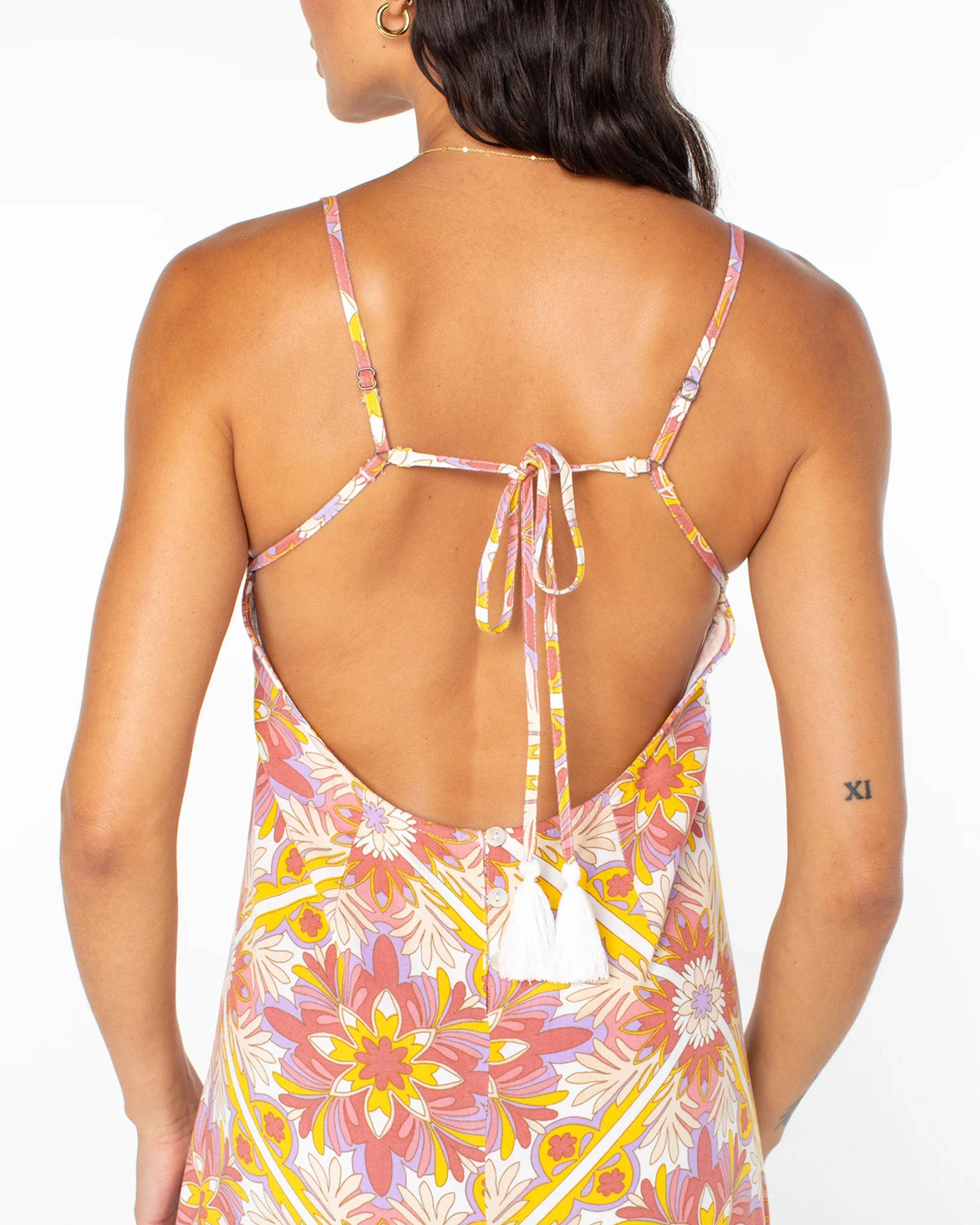 Lost Paradise Dress - Aragon Mirissa Beach Tile Print - Image 3