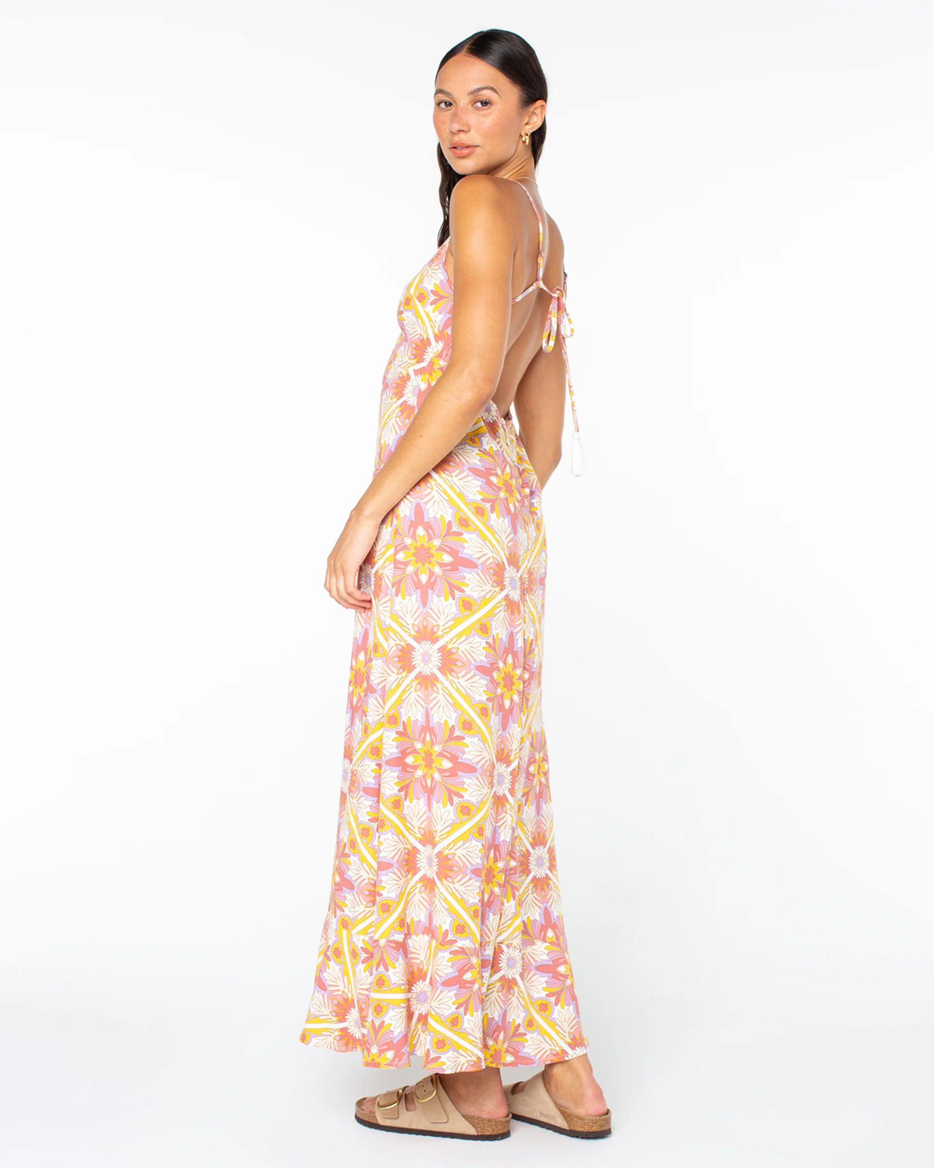 Lost Paradise Dress - Aragon Mirissa Beach Tile Print - Image 5