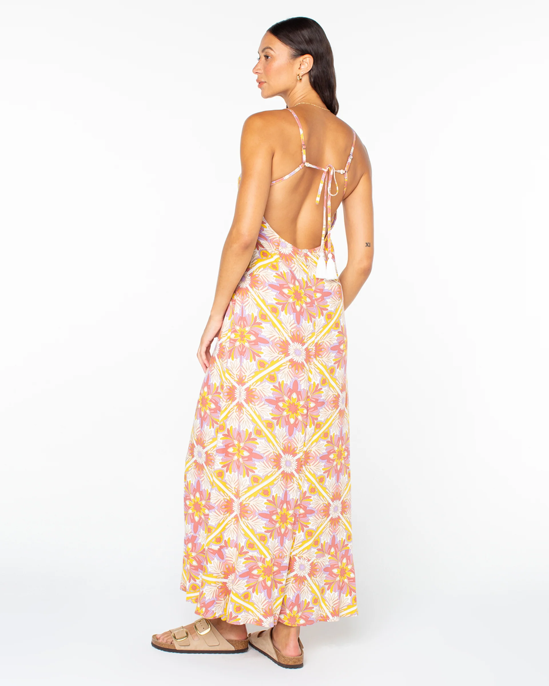 Lost Paradise Dress - Aragon Mirissa Beach Tile Print - Image 6