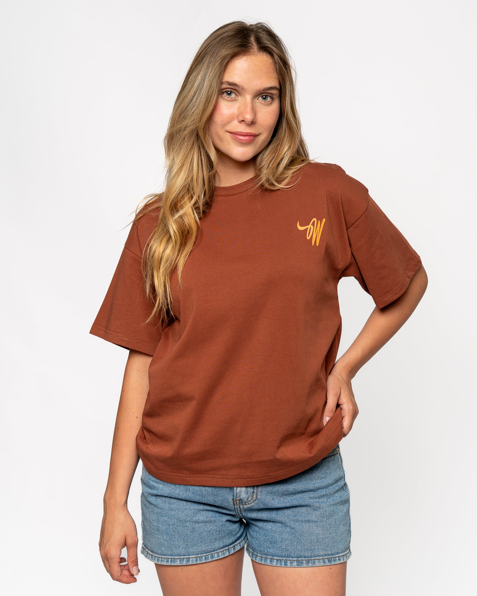 Lucky Rider S/S Tee - Burgundy - Image 5