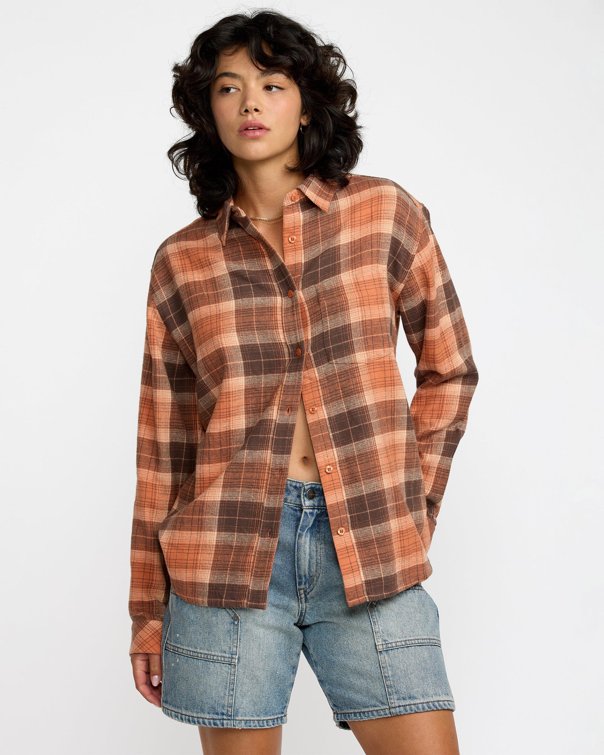 Mabel Flannel - Pumpkin - Image 2