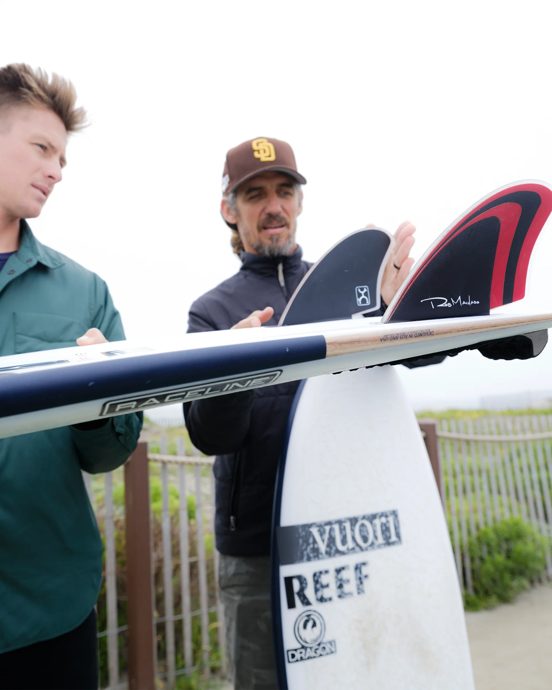 Machado Too Fish Keel Twin Fin Set (Double Tab) - Image 3