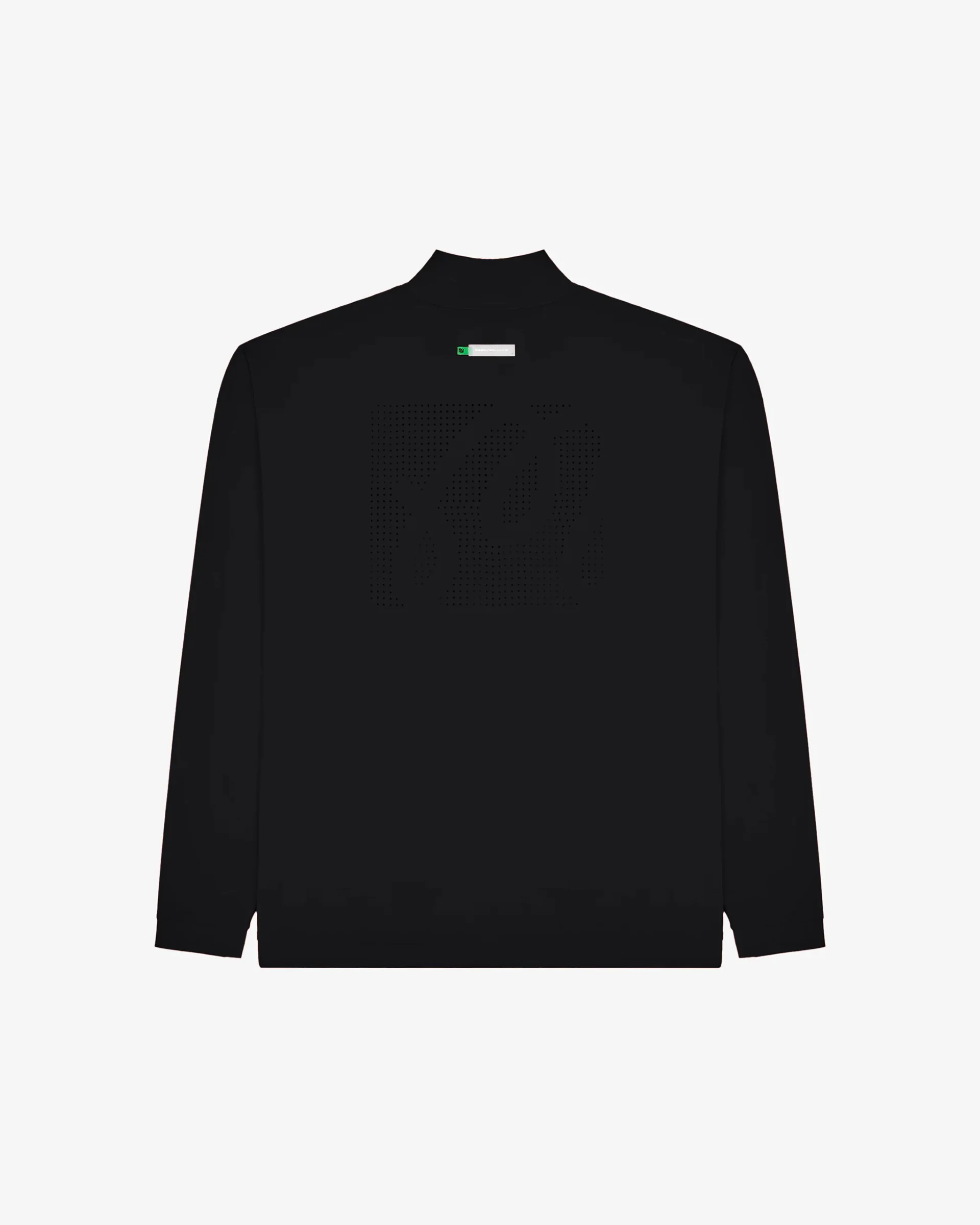 Malbon Performance Quarter Zip Shell Pullover - Black - Image 5