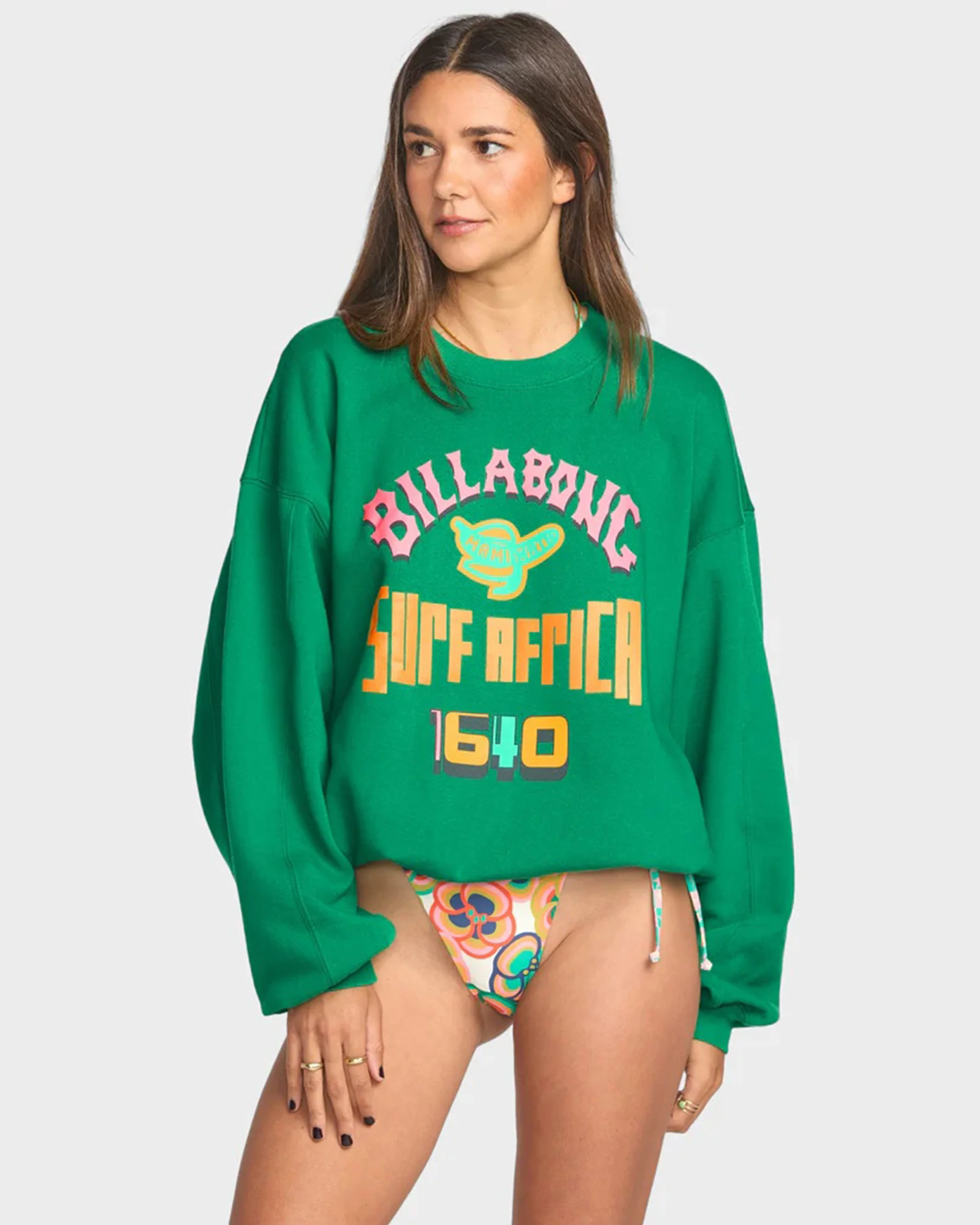 Mami Wata Kendal Crewneck - Emerald Green