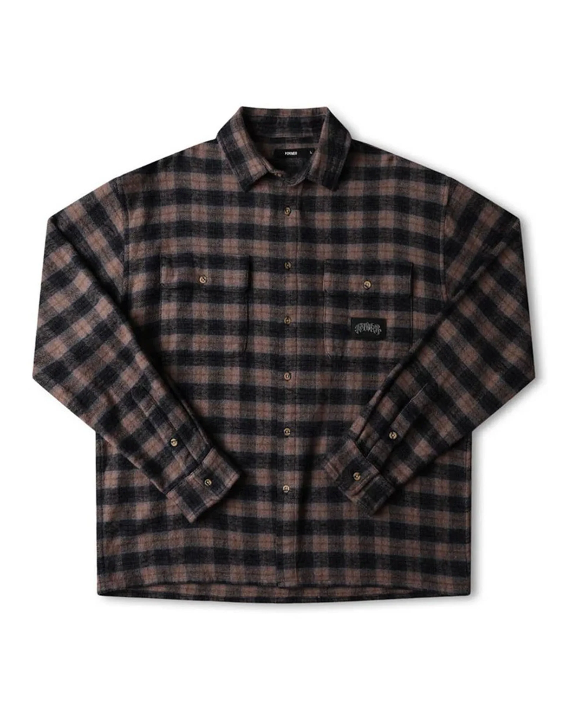 Manners L/S T-Shirt - Taupe
