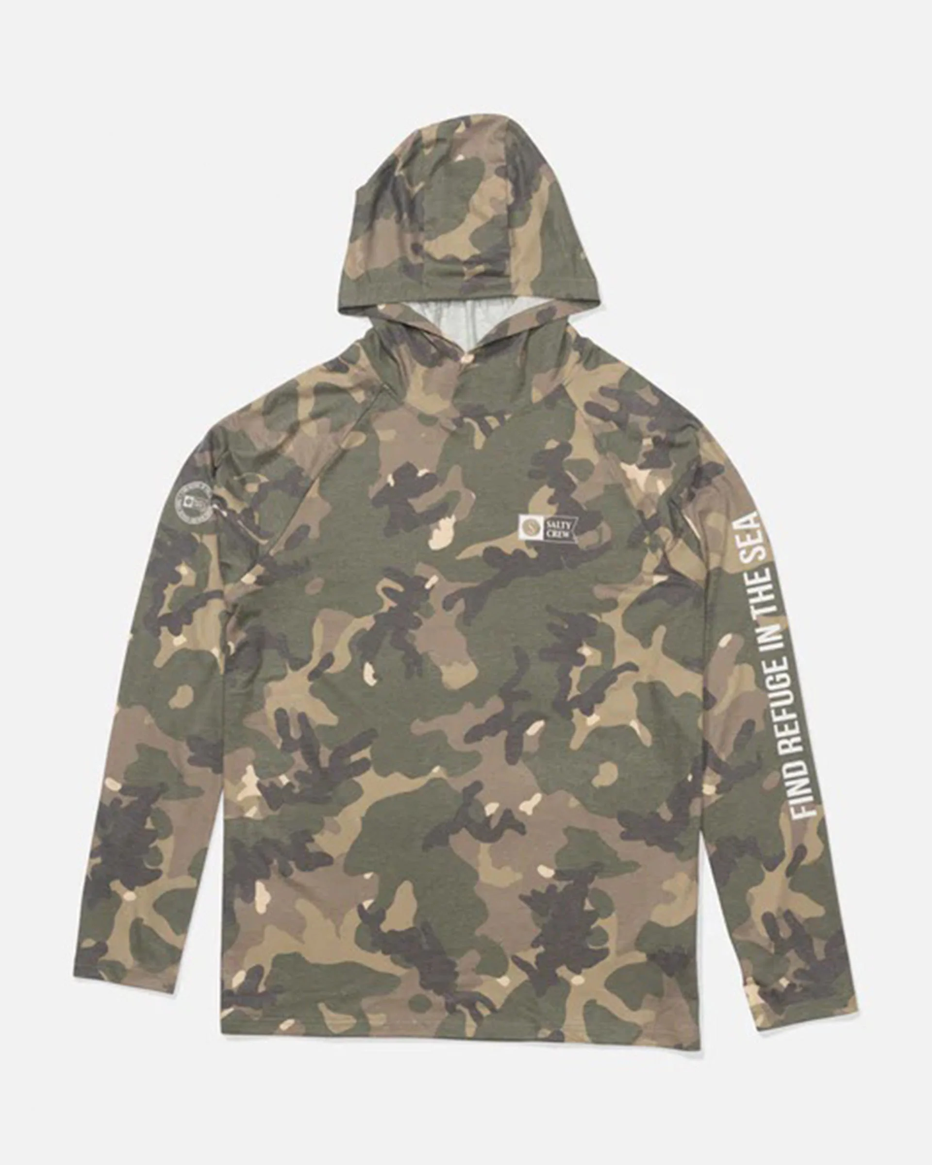 Mariner Lite UV Hoodie - Green Camo