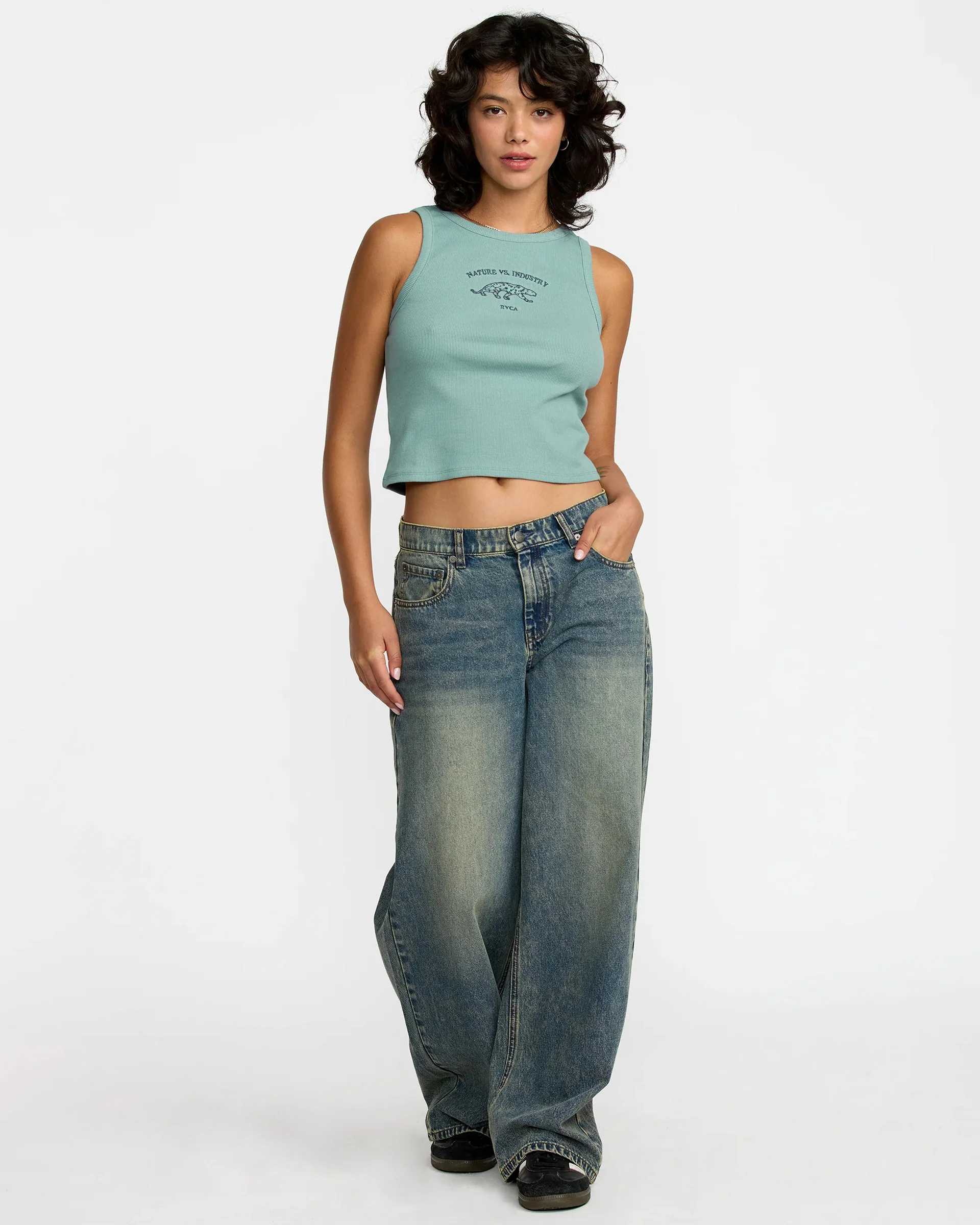 Match Tank Top - Blue Haze - Image 5