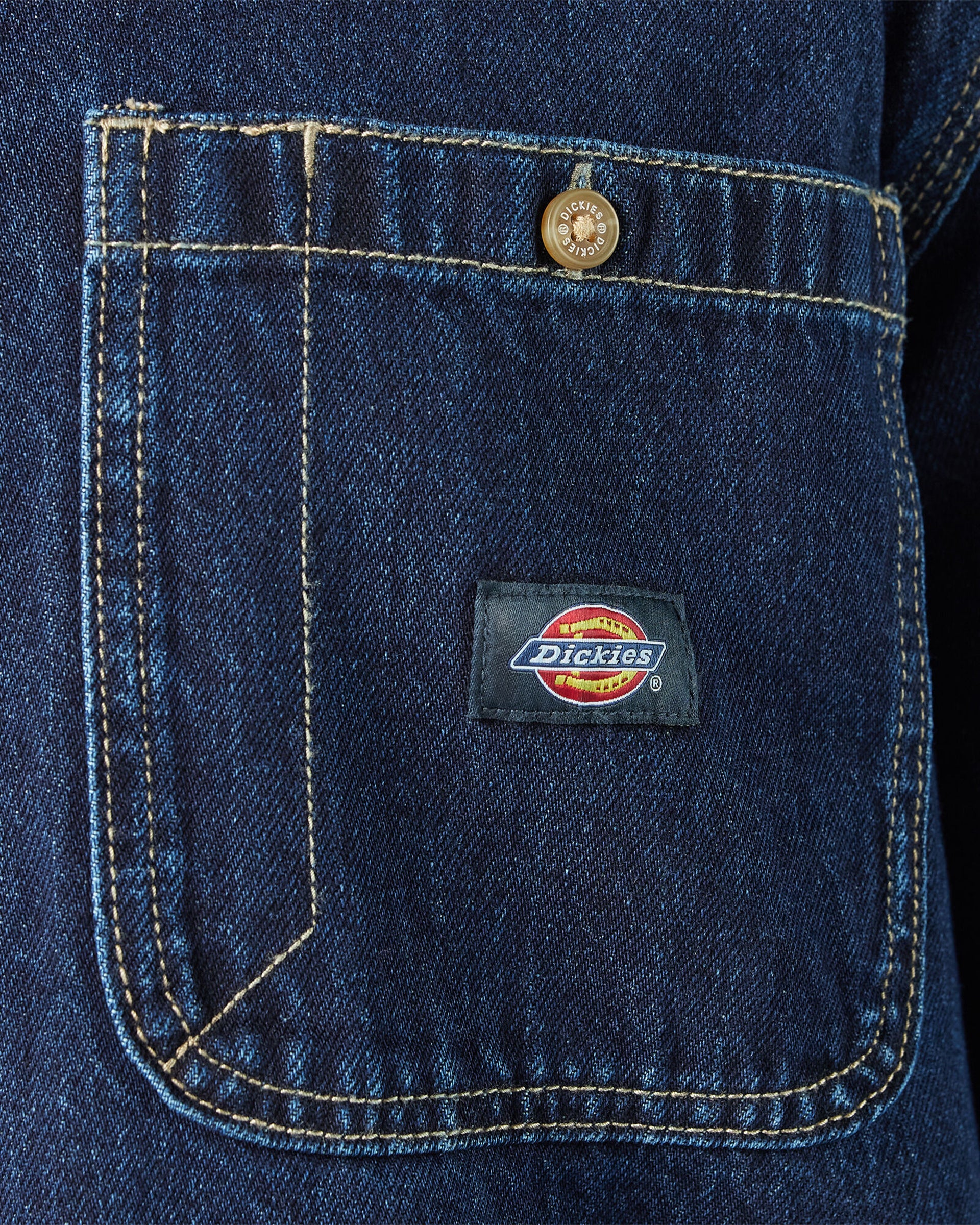 Mechanic Denim Shirt - Dark Indigo - Image 5