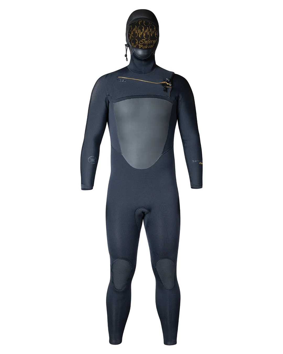 Drylock 5/4mm Chest Zip Hooded Fullsuit