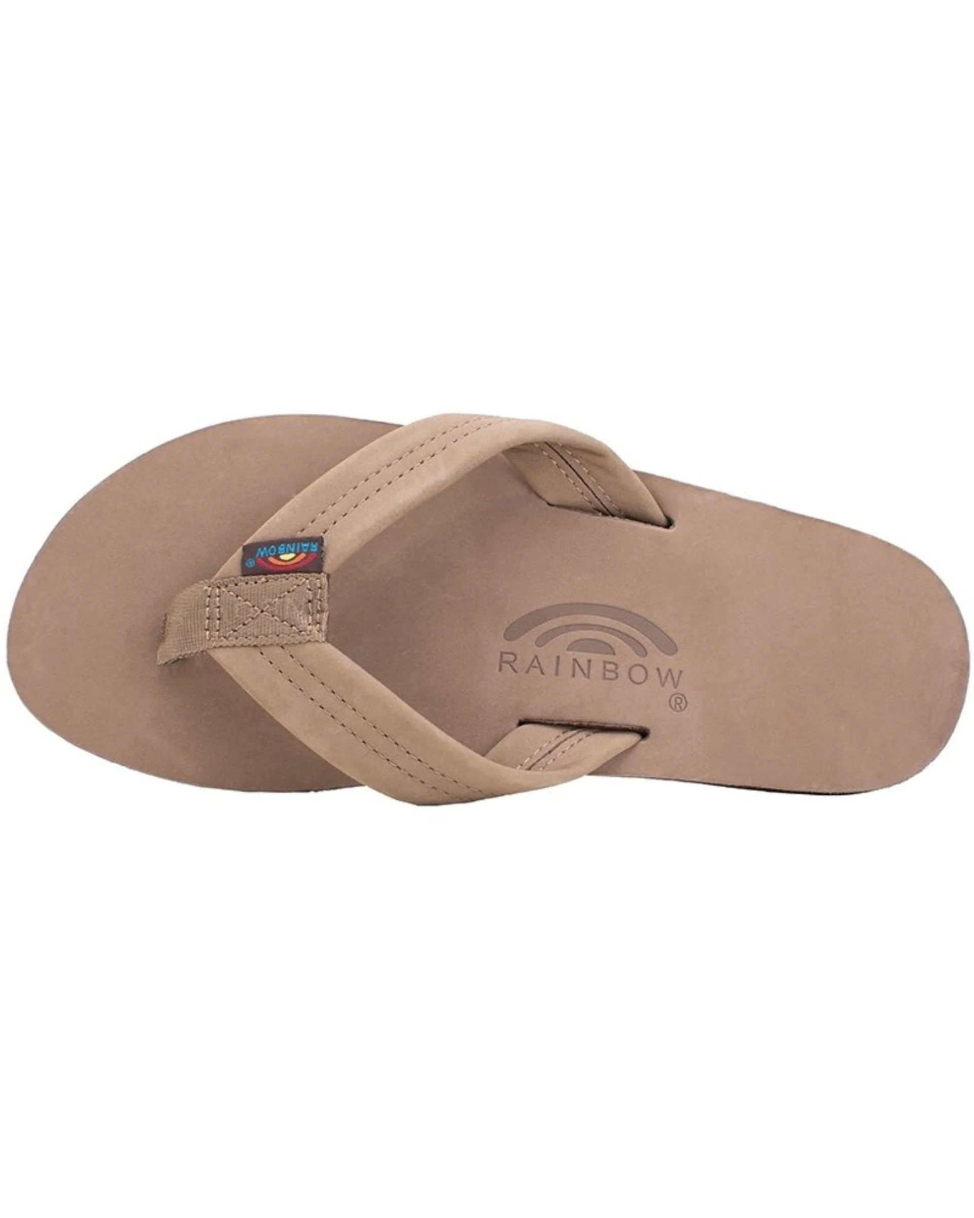 Men's Premier Leather Single Layer Arch Sandals - Dark Brown - Image 3