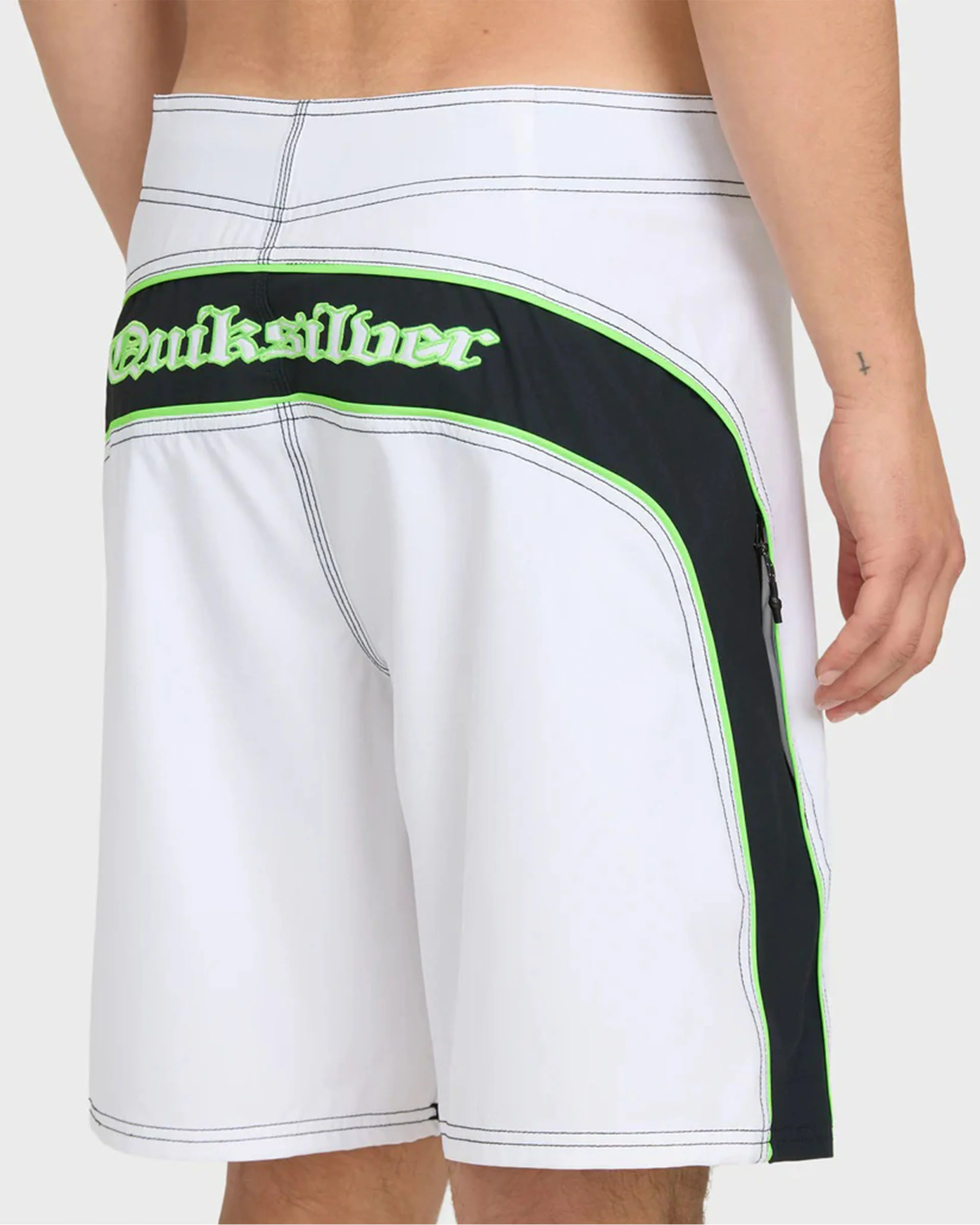 Mercury Gravity 21" Boardshorts - Snow White - Image 5