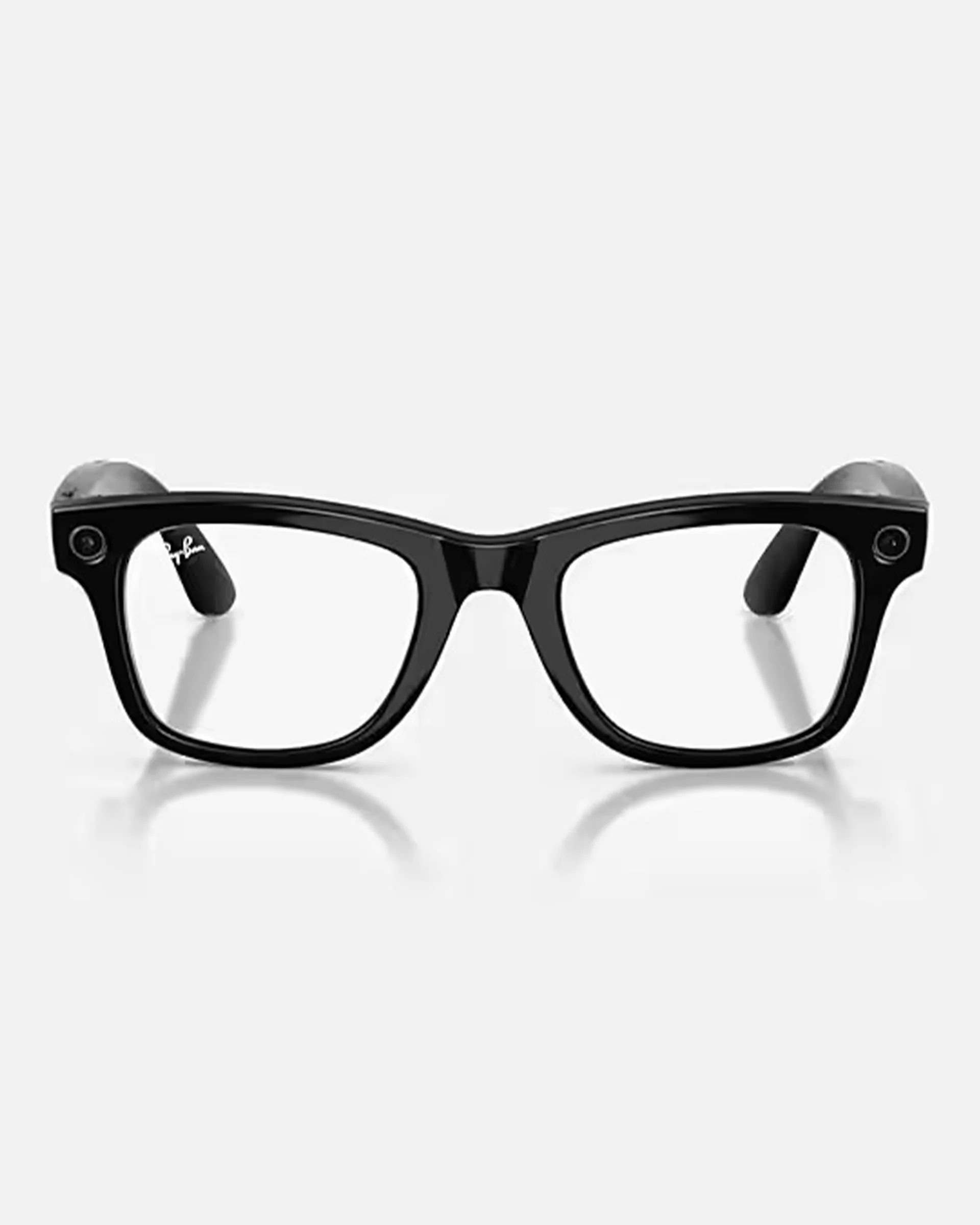 Meta Wayfarer Gen 2 Sunglasses - Shiny Black/Clear Graphite Green Transitions