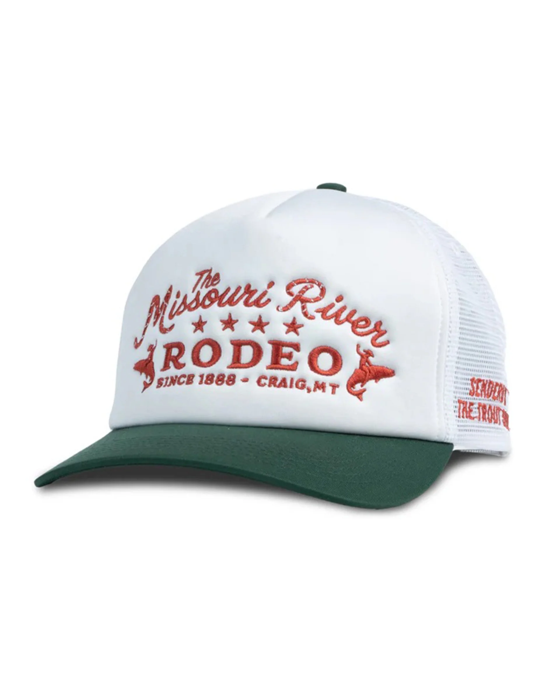 Missouri River Rodeo Hat - White/Green