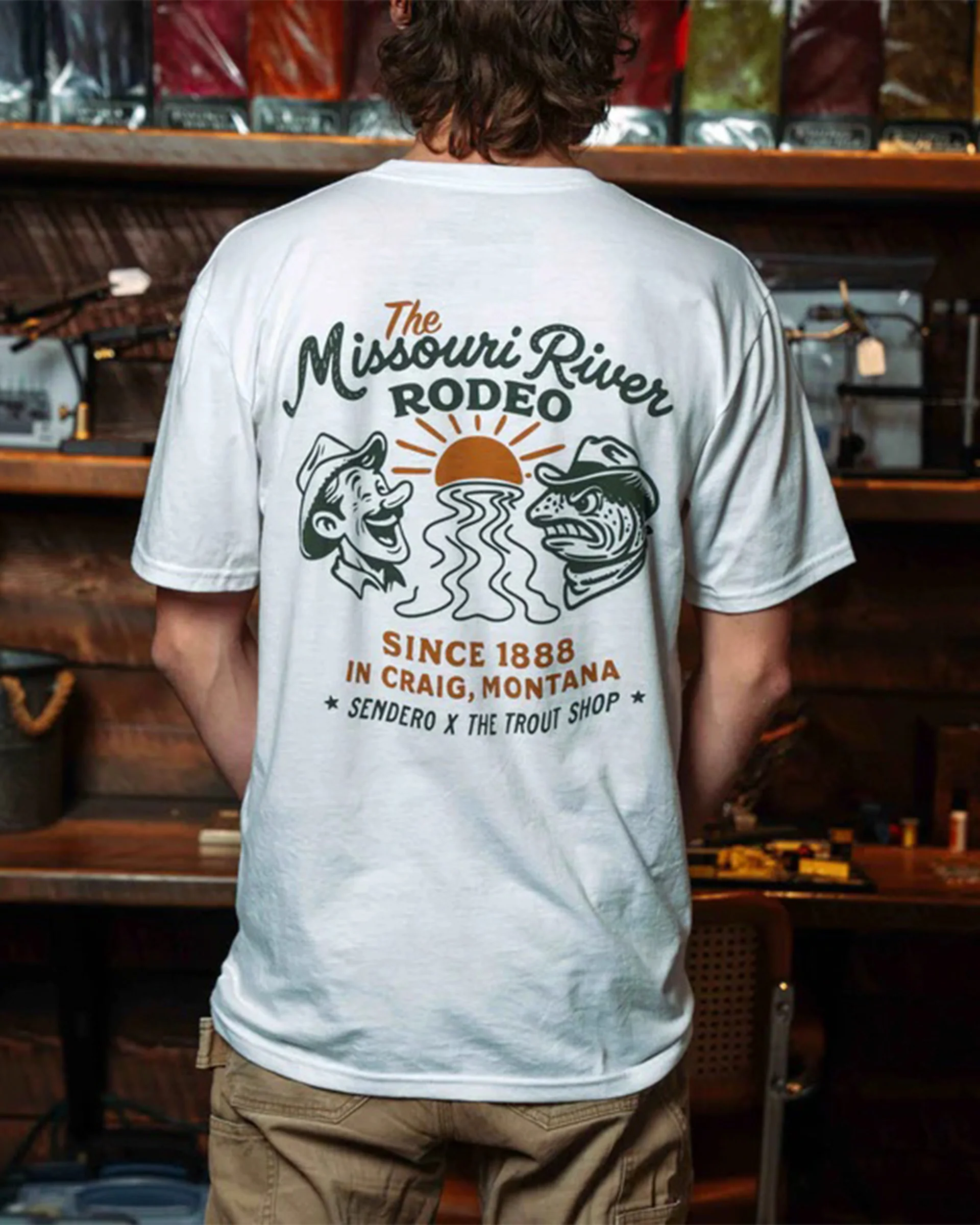 Missouri River Rodeo S/S T-Shirt - Vintage White