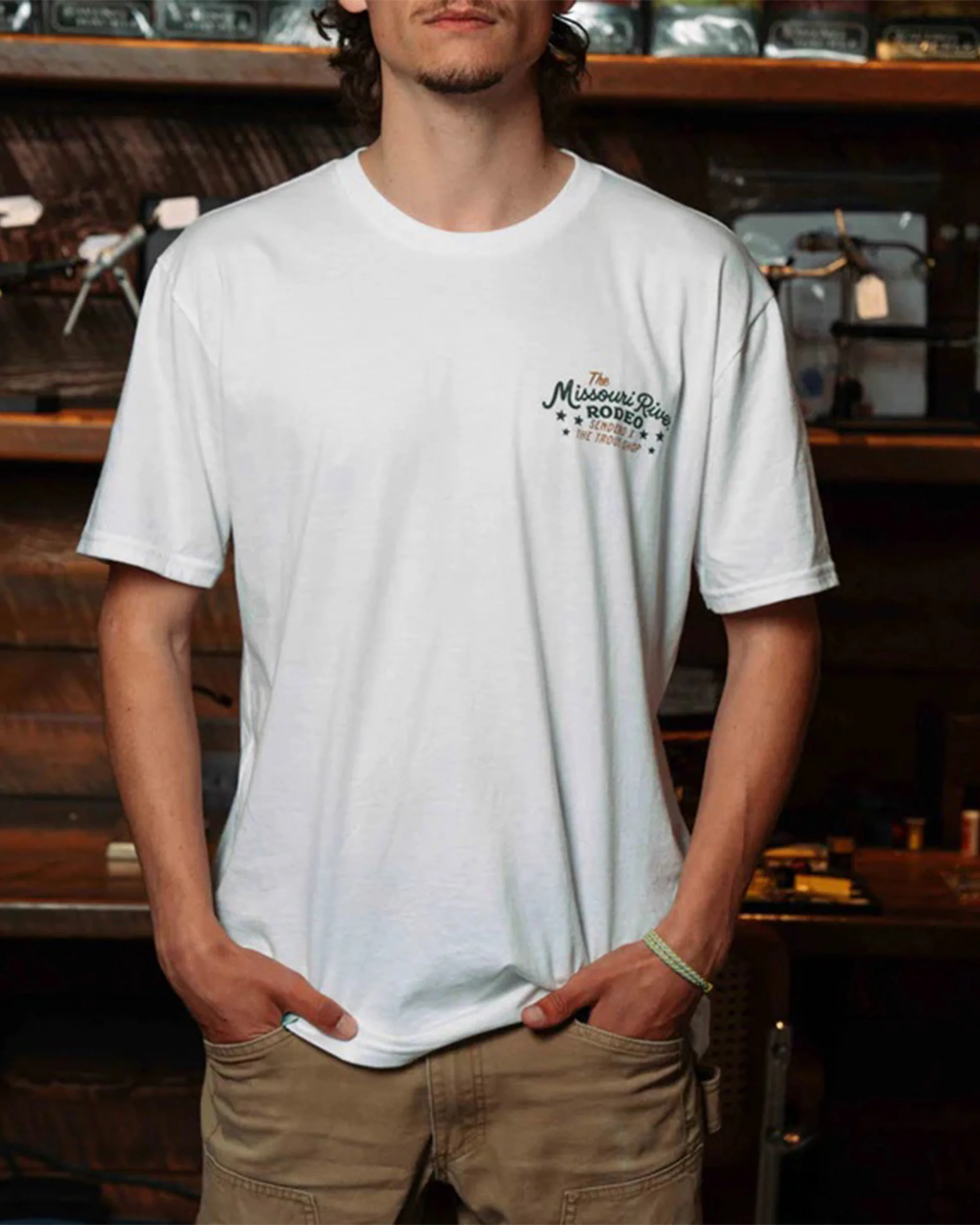 Missouri River Rodeo S/S T-Shirt - Vintage White - Image 2