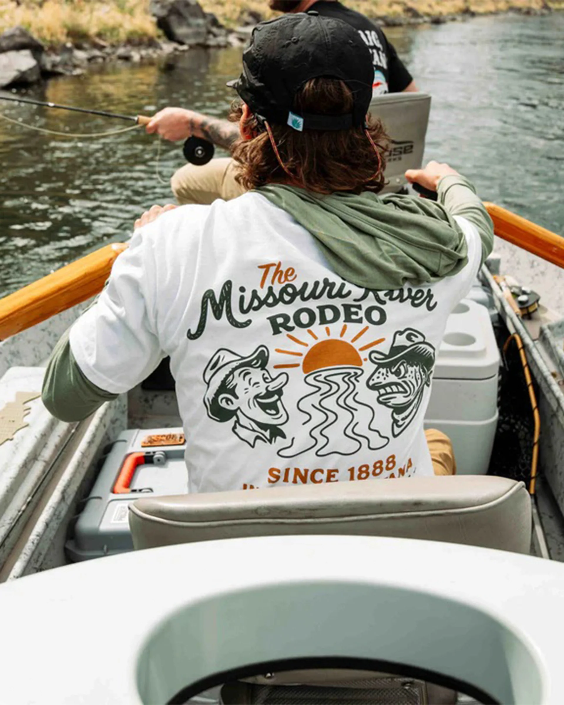Missouri River Rodeo S/S T-Shirt - Vintage White - Image 3
