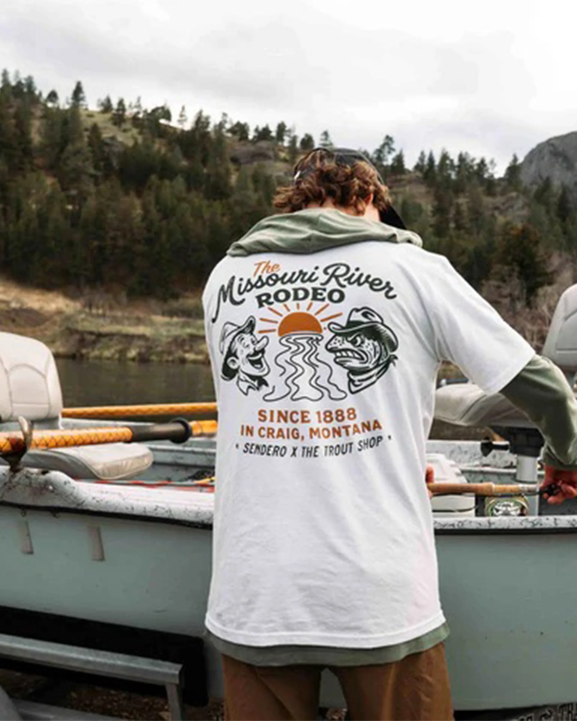 Missouri River Rodeo S/S T-Shirt - Vintage White - Image 5