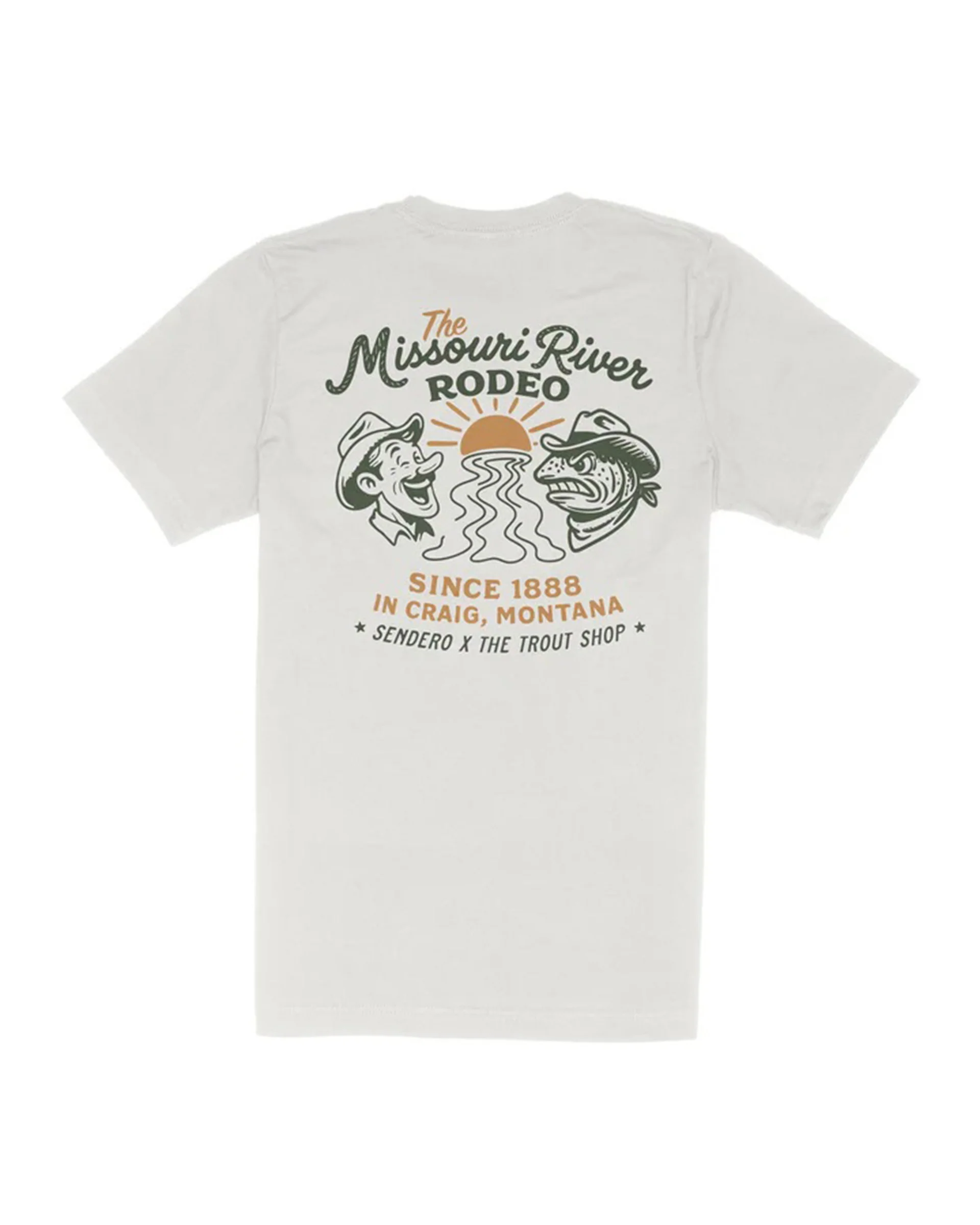 Missouri River Rodeo S/S T-Shirt - Vintage White - Image 6