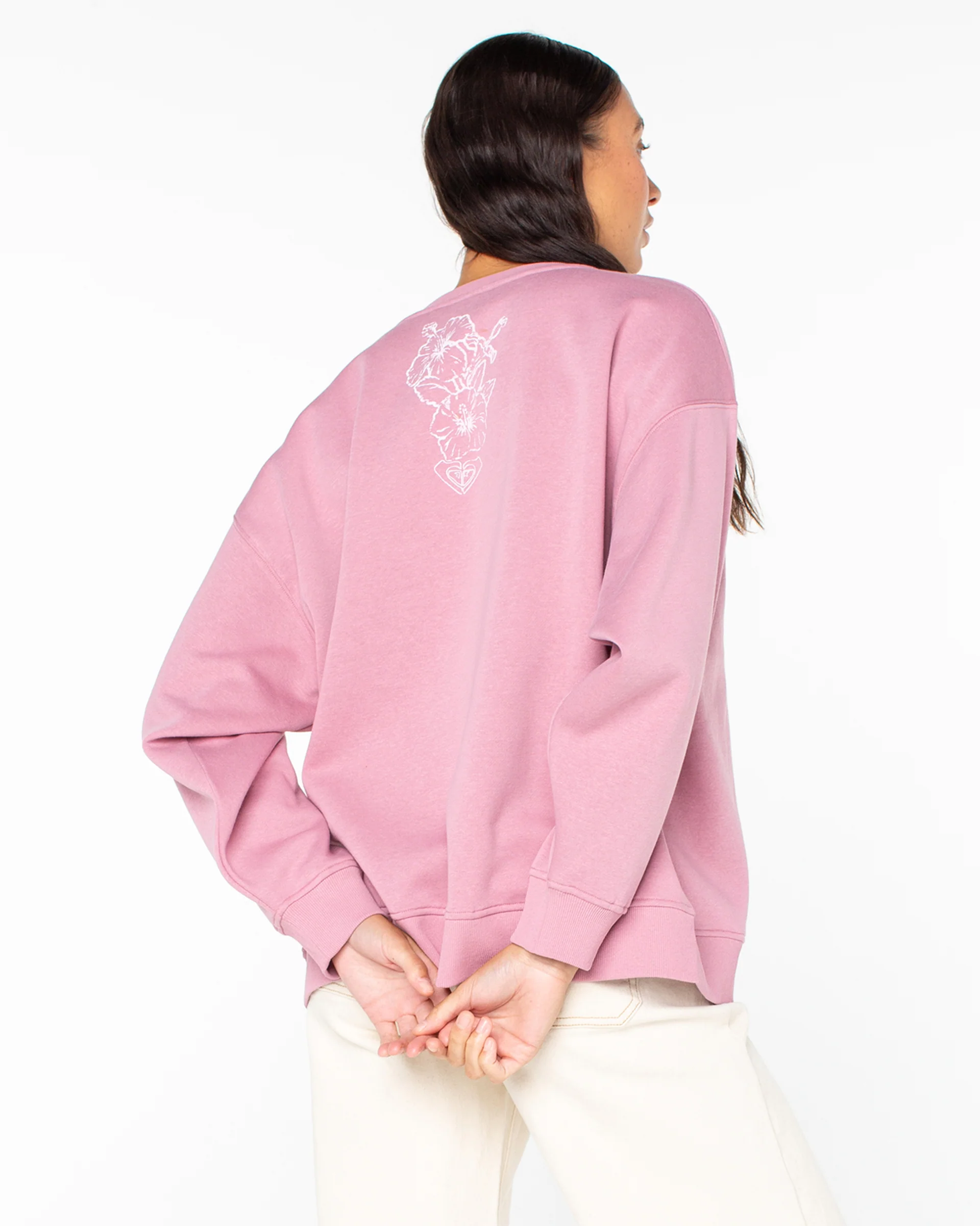 Morning Hike Crewneck - Lilas Beach Collage - Image 4